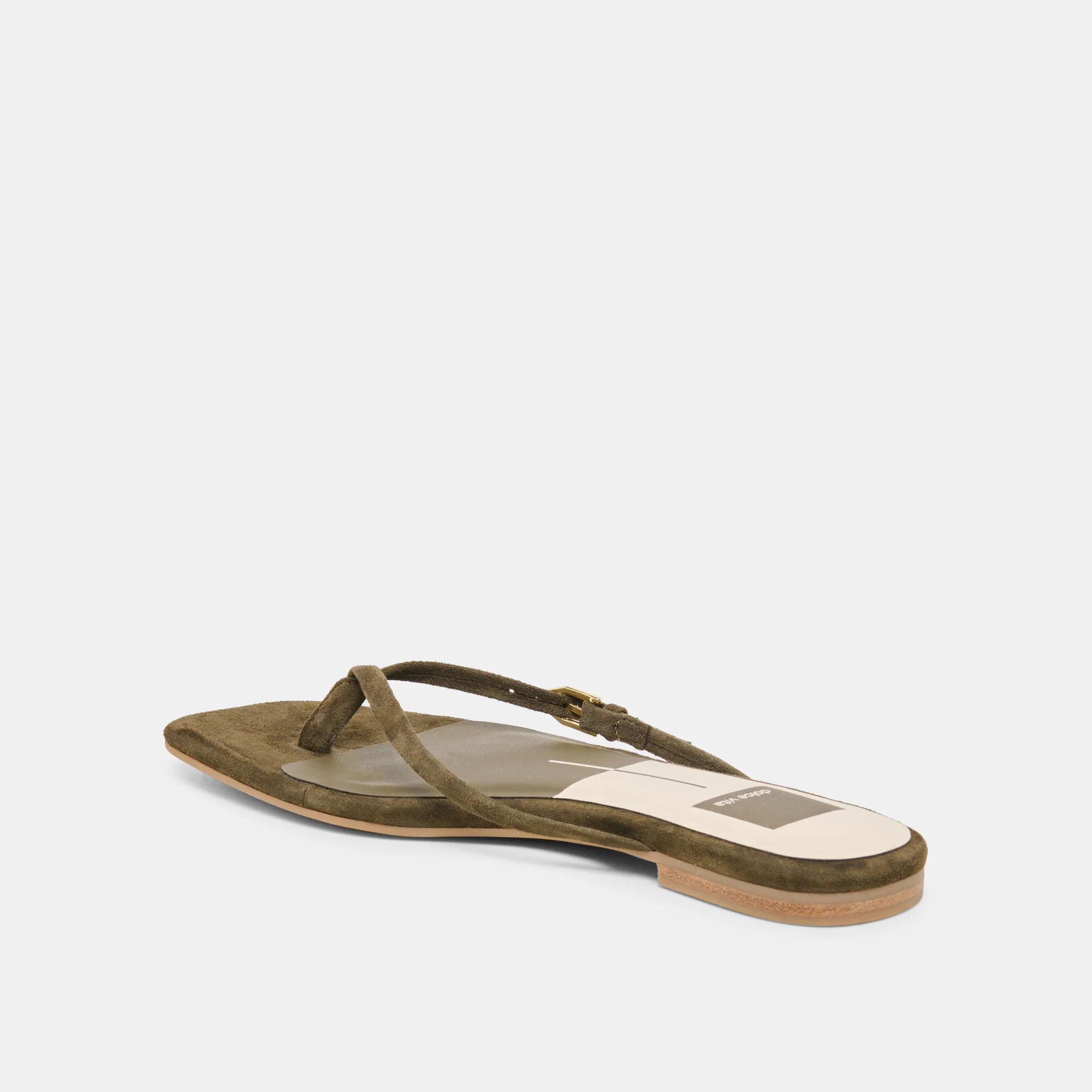 MALTA SANDALS DK OLIVE SUEDE - Image 5