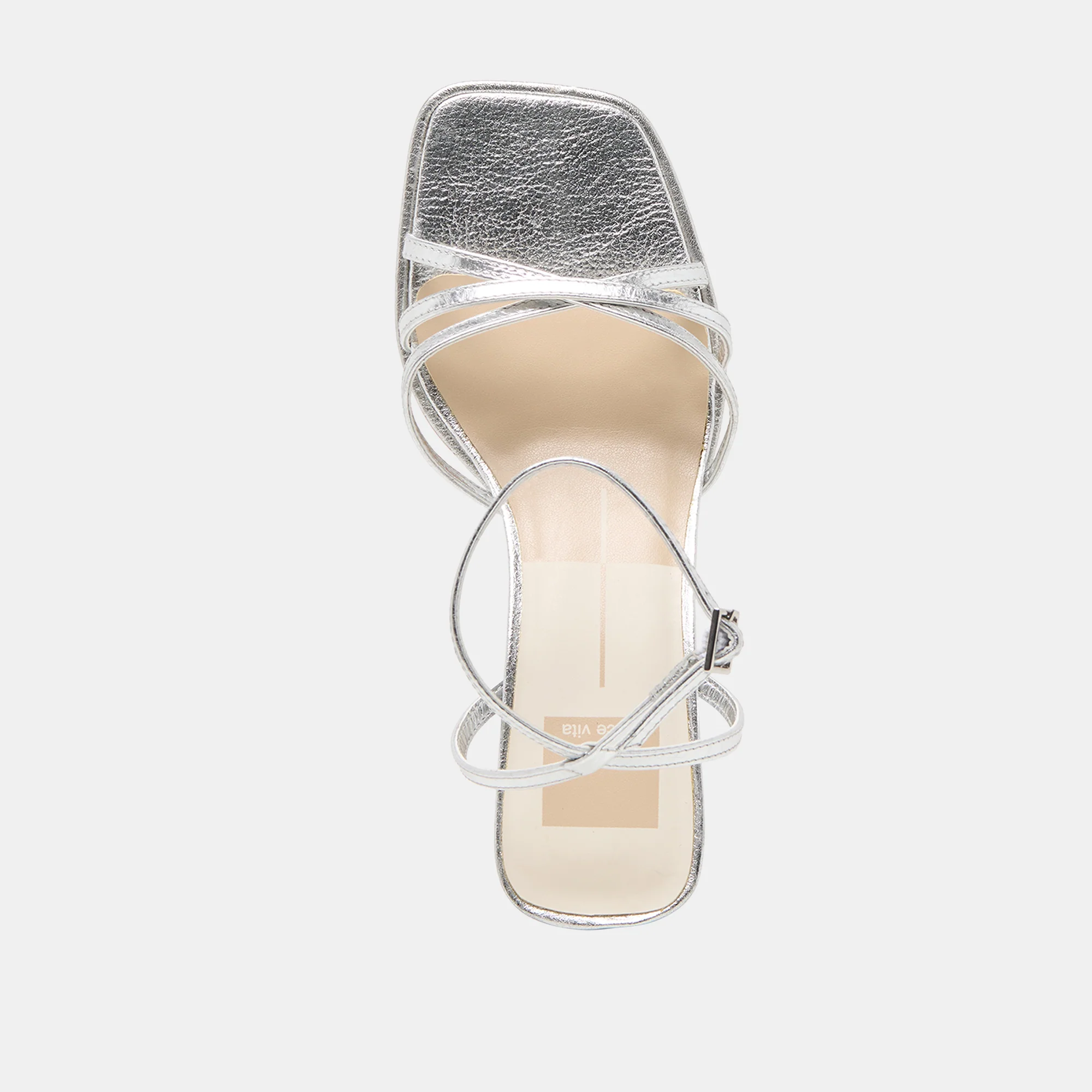 MANJI HEELS SILVER METALLIC LEATHER - Image 10