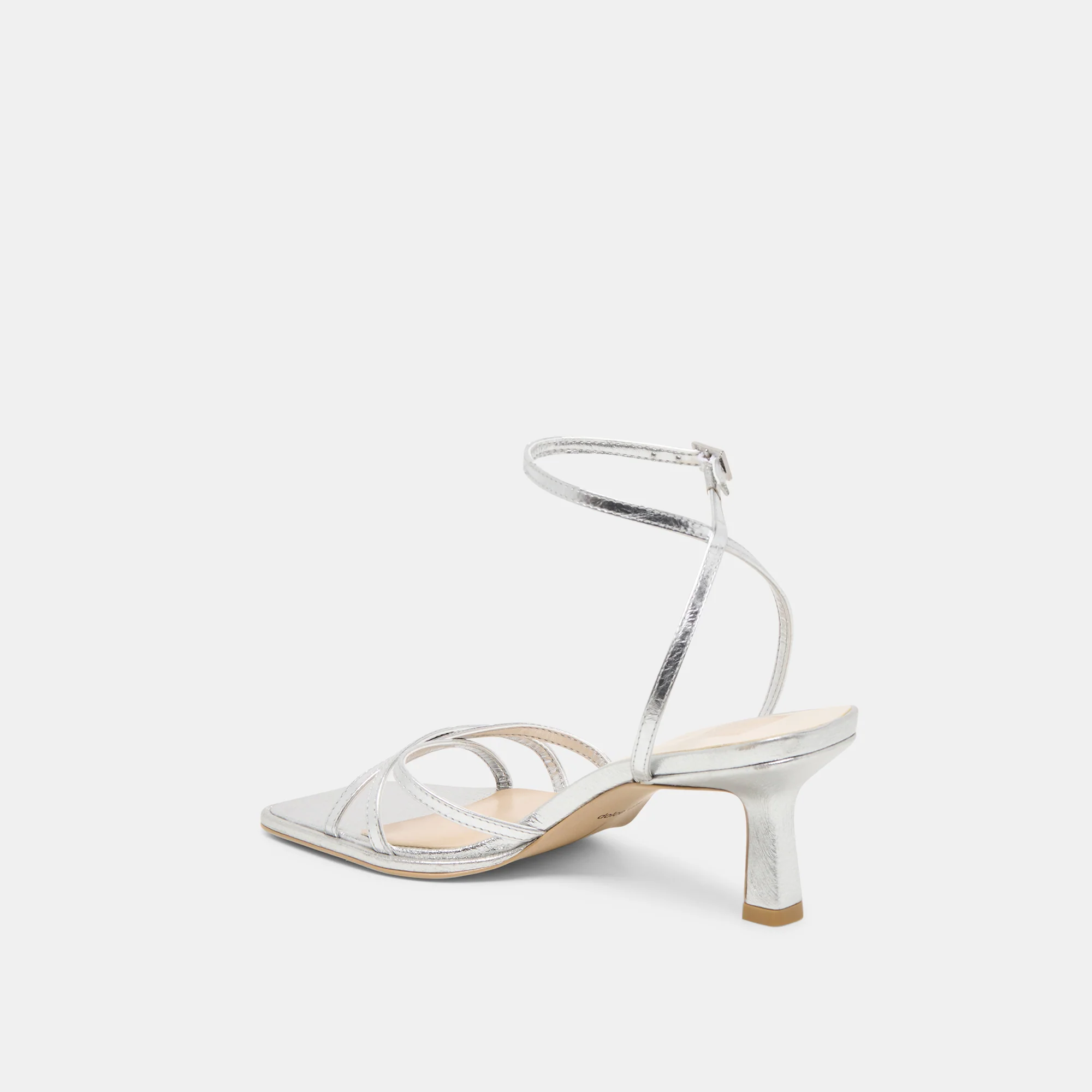 MANJI HEELS SILVER METALLIC LEATHER - Image 7