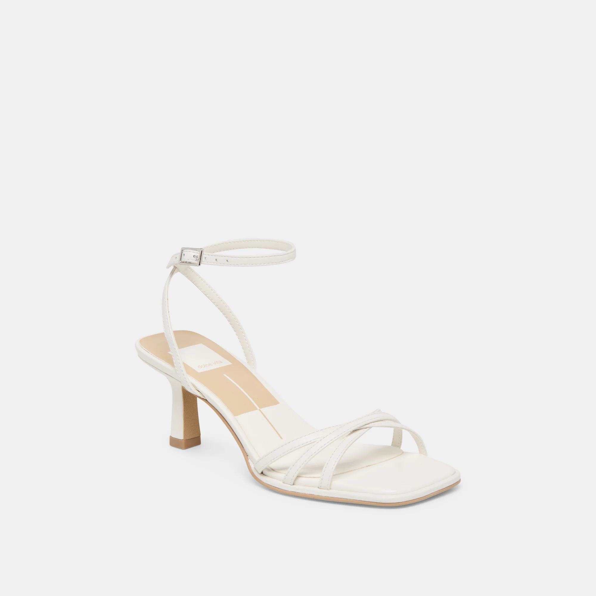 MANJI HEELS TRUE WHITE LEATHER - Image 3