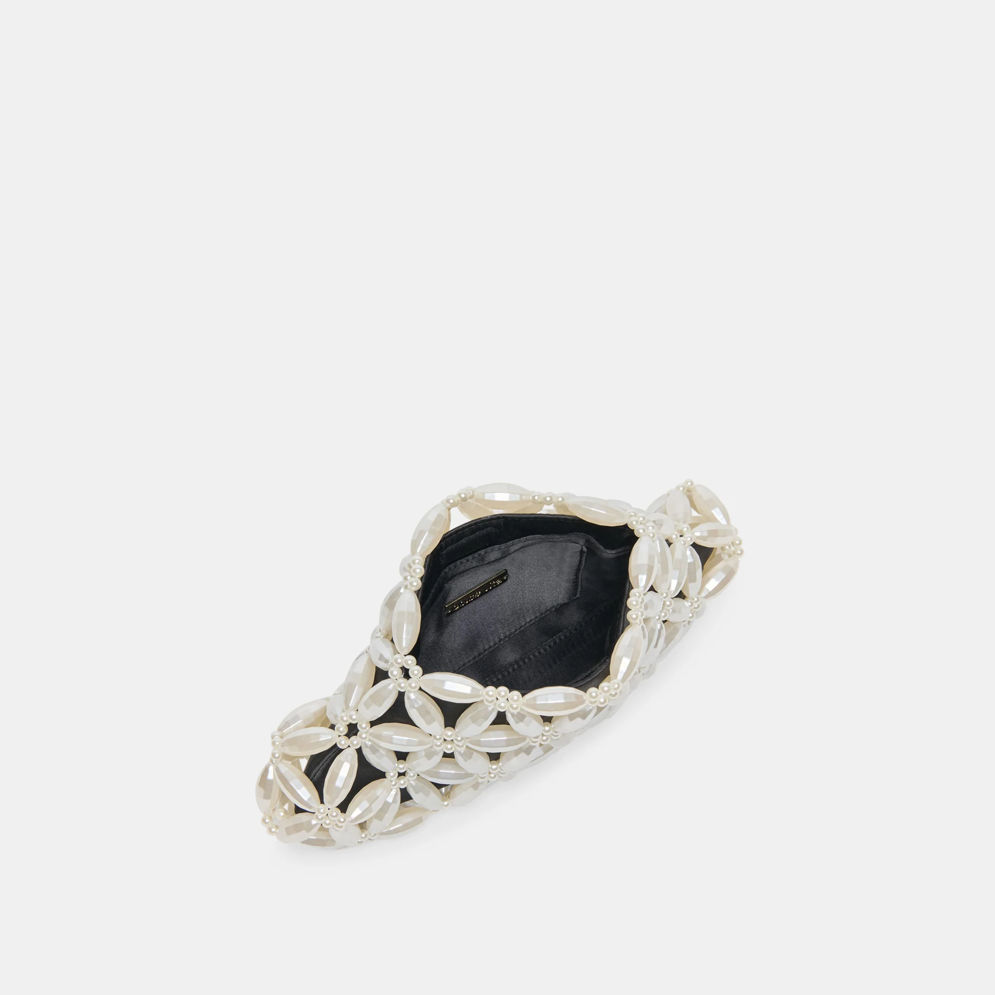 MARLOW CLUTCH BLACK SATIN PEARL - Image 5