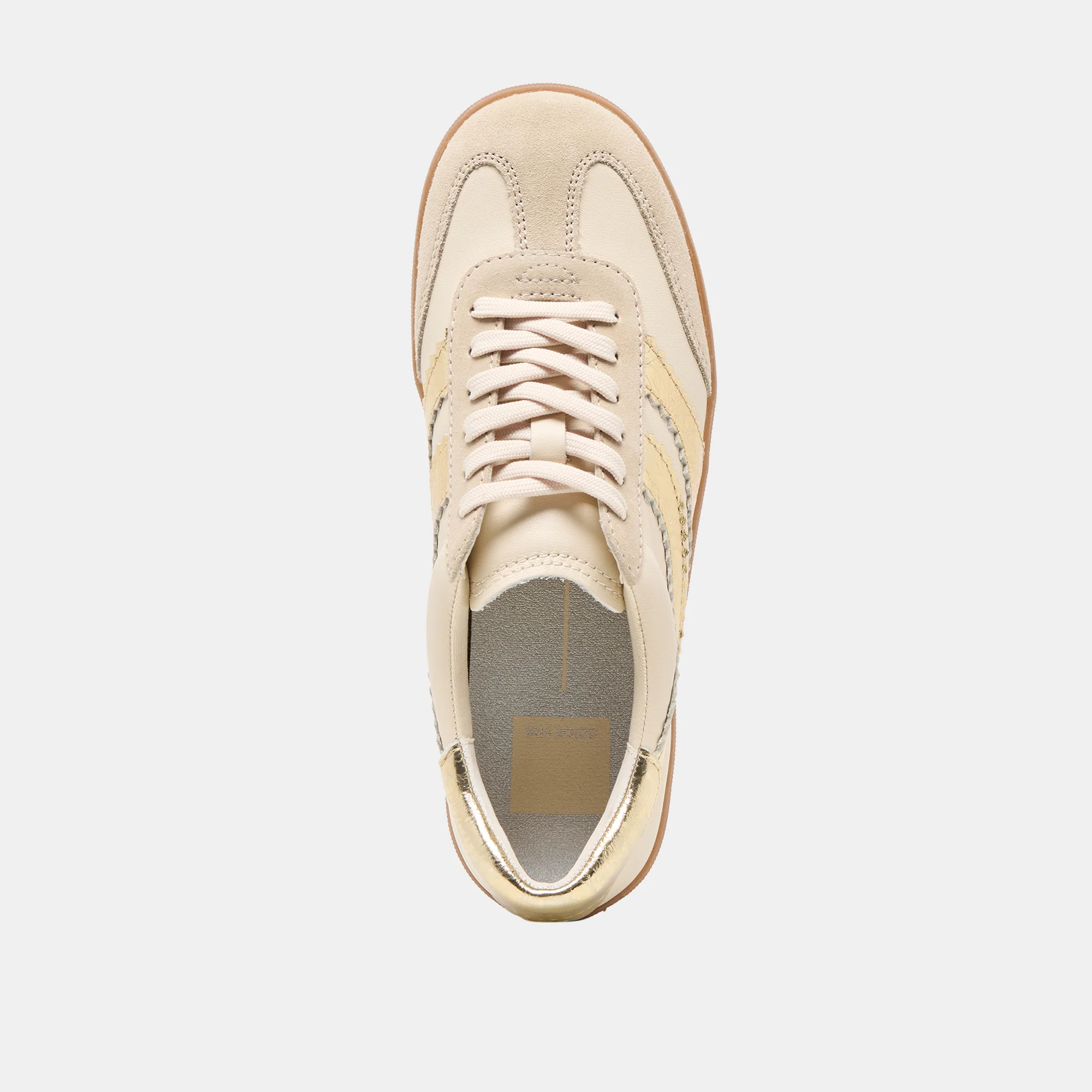 MERIT SNEAKERS WHITE GOLD LEATHER - Image 13