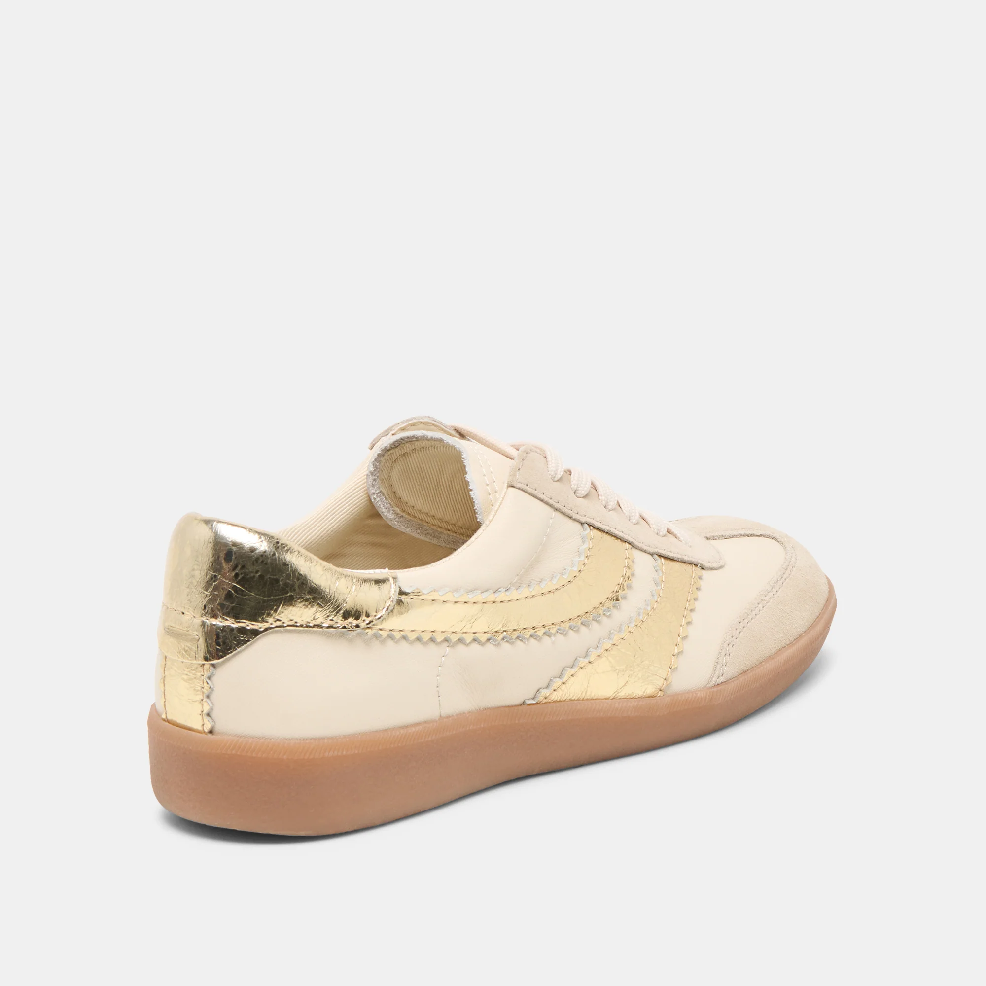 MERIT SNEAKERS WHITE GOLD LEATHER - Image 5