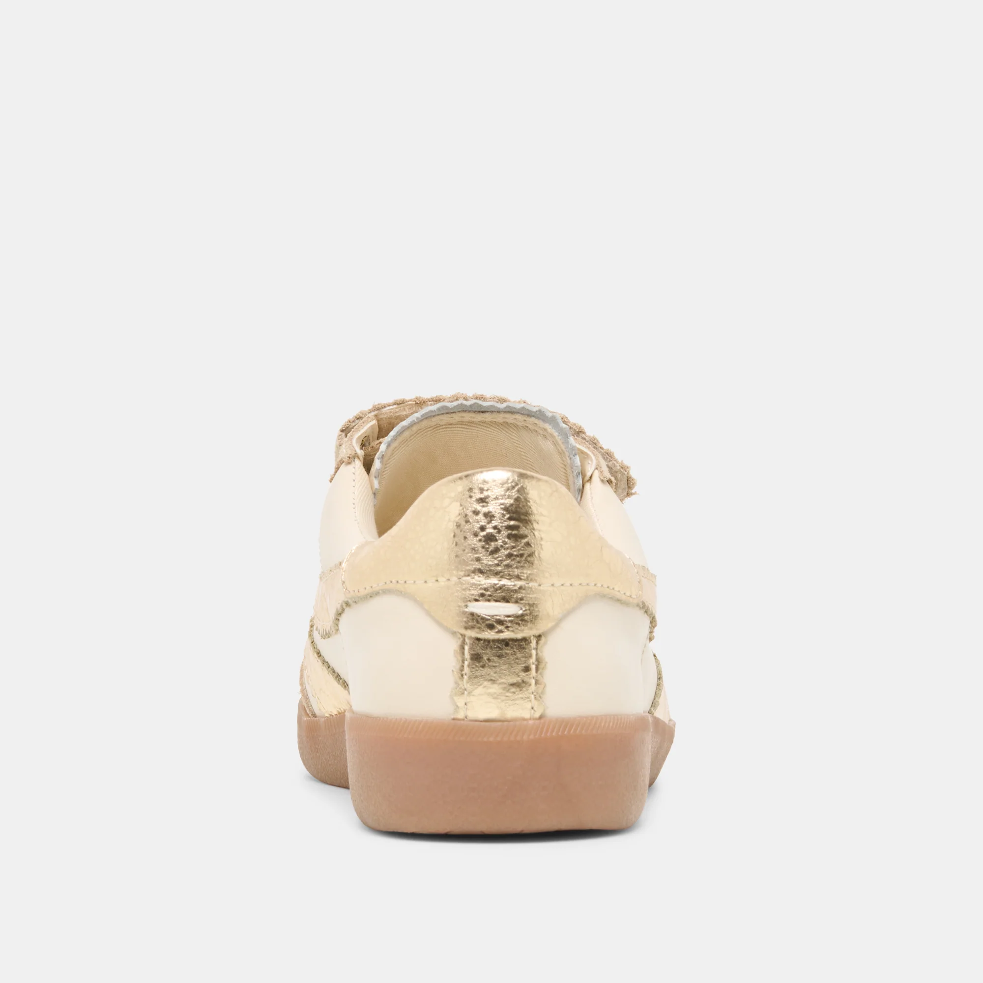 MERIT VELCRO SNEAKERS WHITE GOLD LEATHER - Image 7