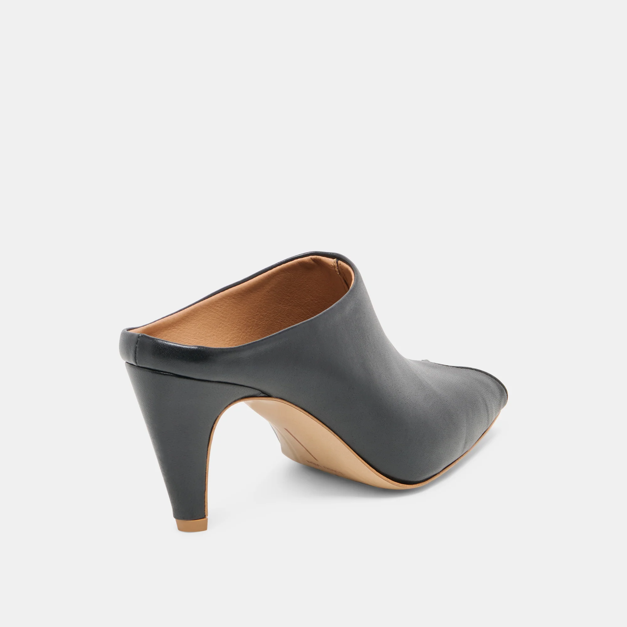 MERY HEELS BLACK LEATHER - Image 3