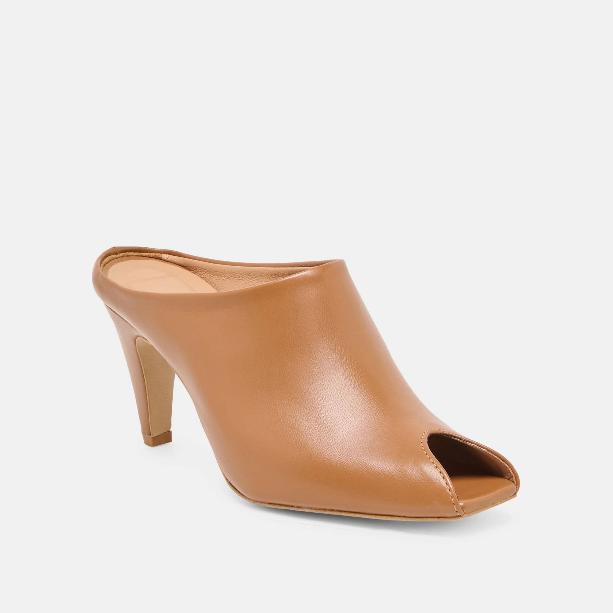 MERY HEELS BROWN LEATHER - Image 2