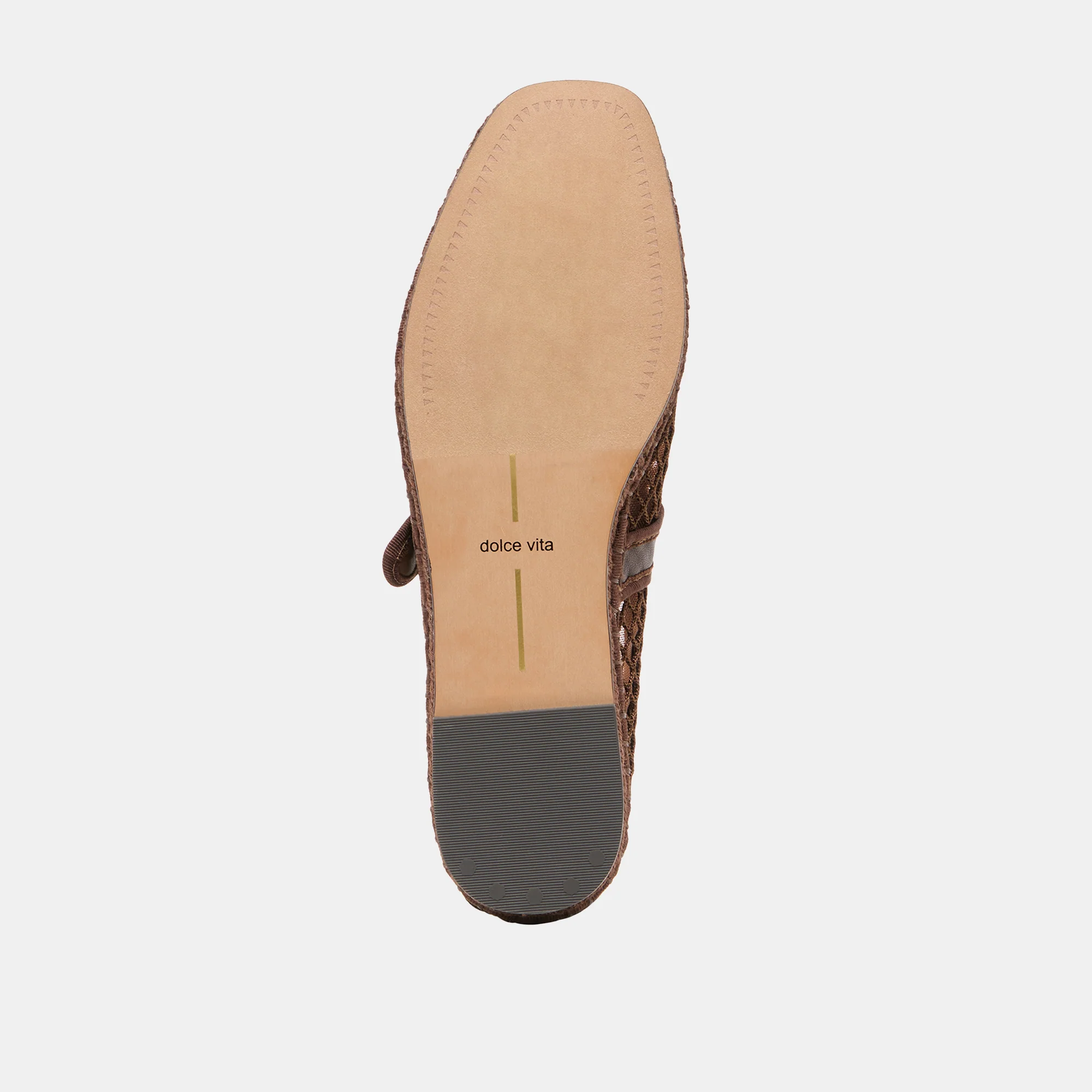 MILIE FLATS CHOCOLATE WOVEN MESH - Image 11
