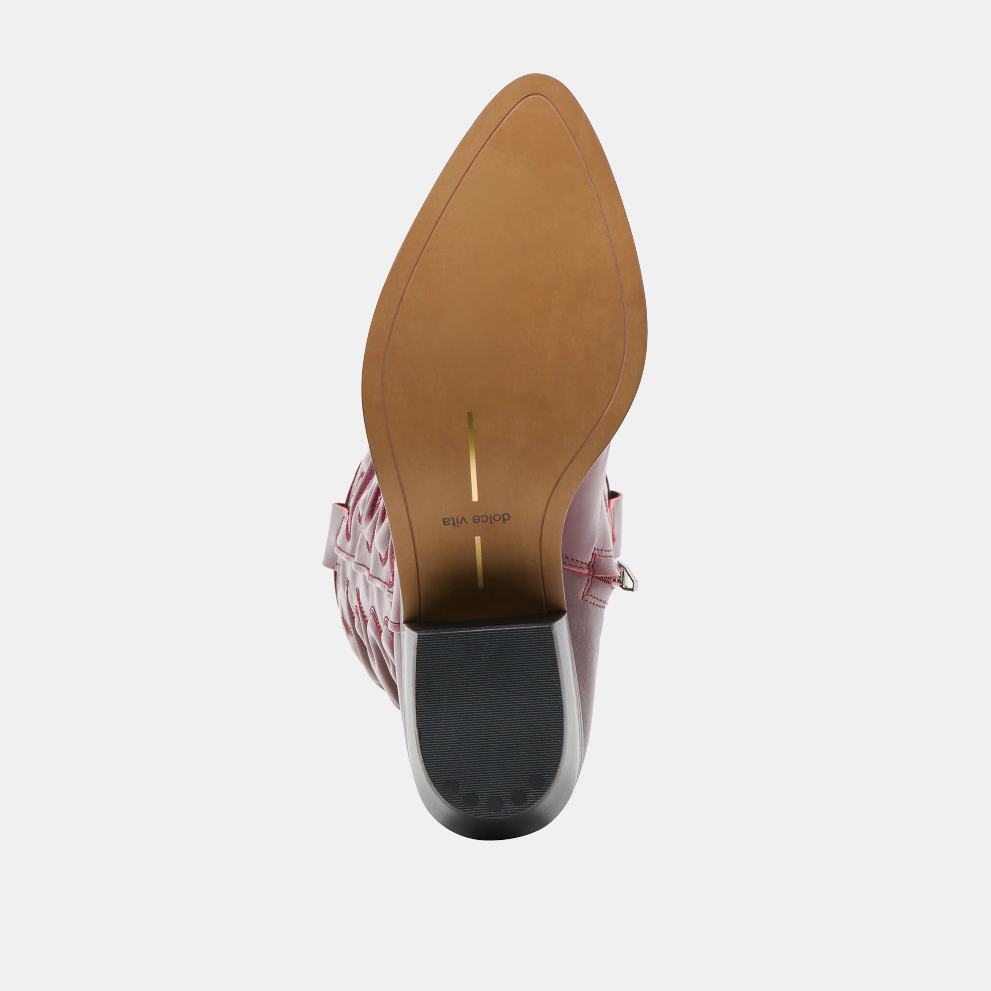 MIRLA EXTRA WIDE CALF BOOTS OXBLOOD LEATHER - Image 15
