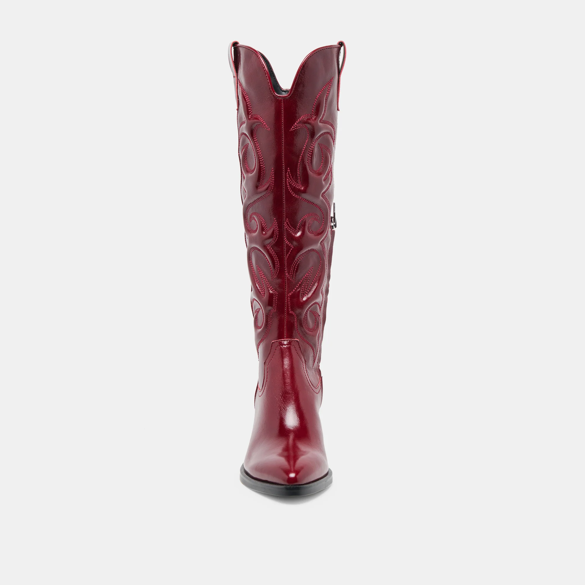 MIRLA WIDE CALF BOOTS OXBLOOD LEATHER - Image 8