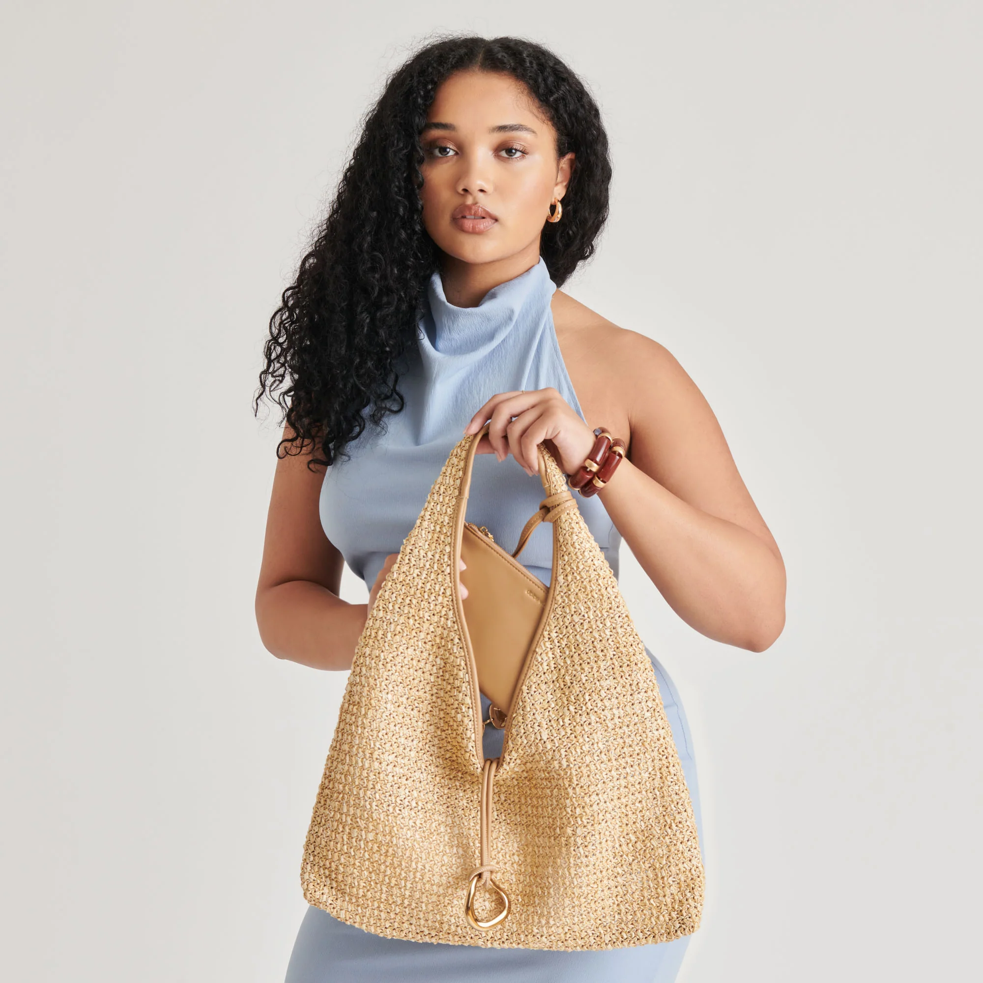 MISSIE TOTE NATURAL RAFFIA - Image 5
