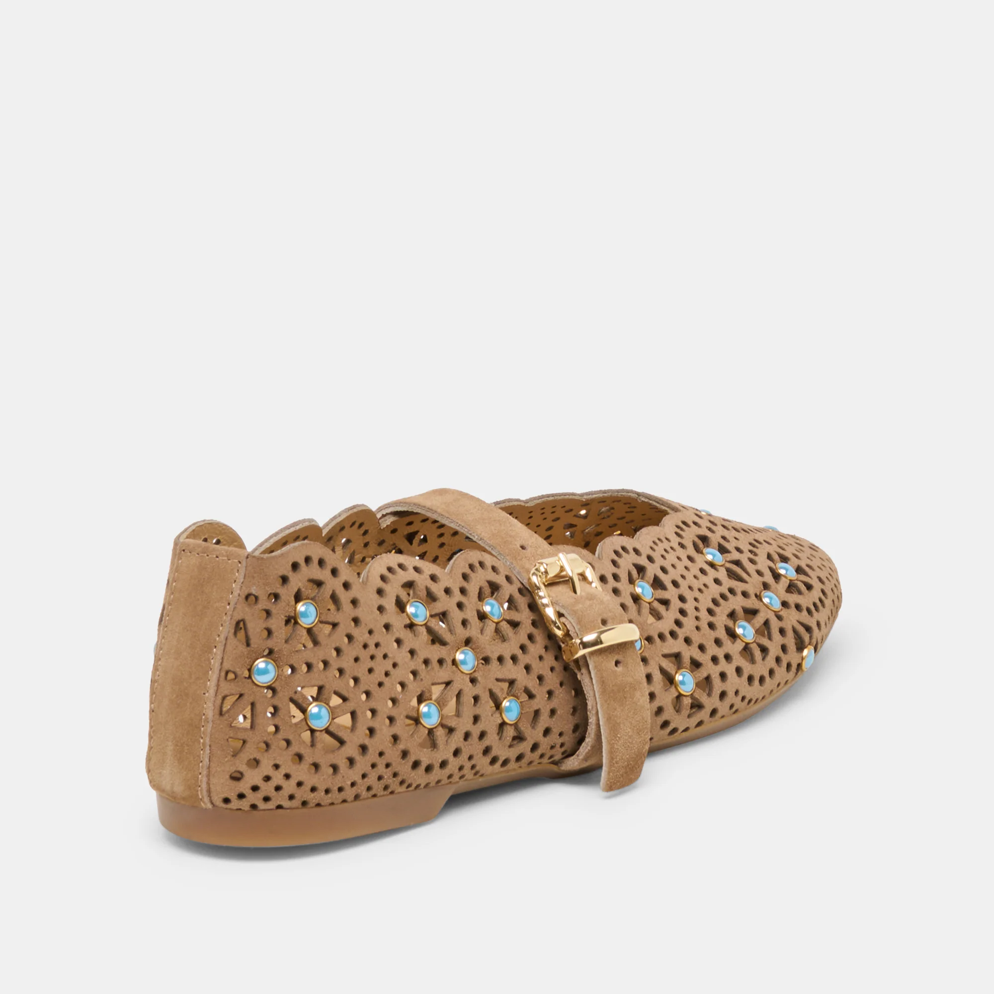 MORGIN BALLET FLATS MUSHROOM SUEDE - Image 3