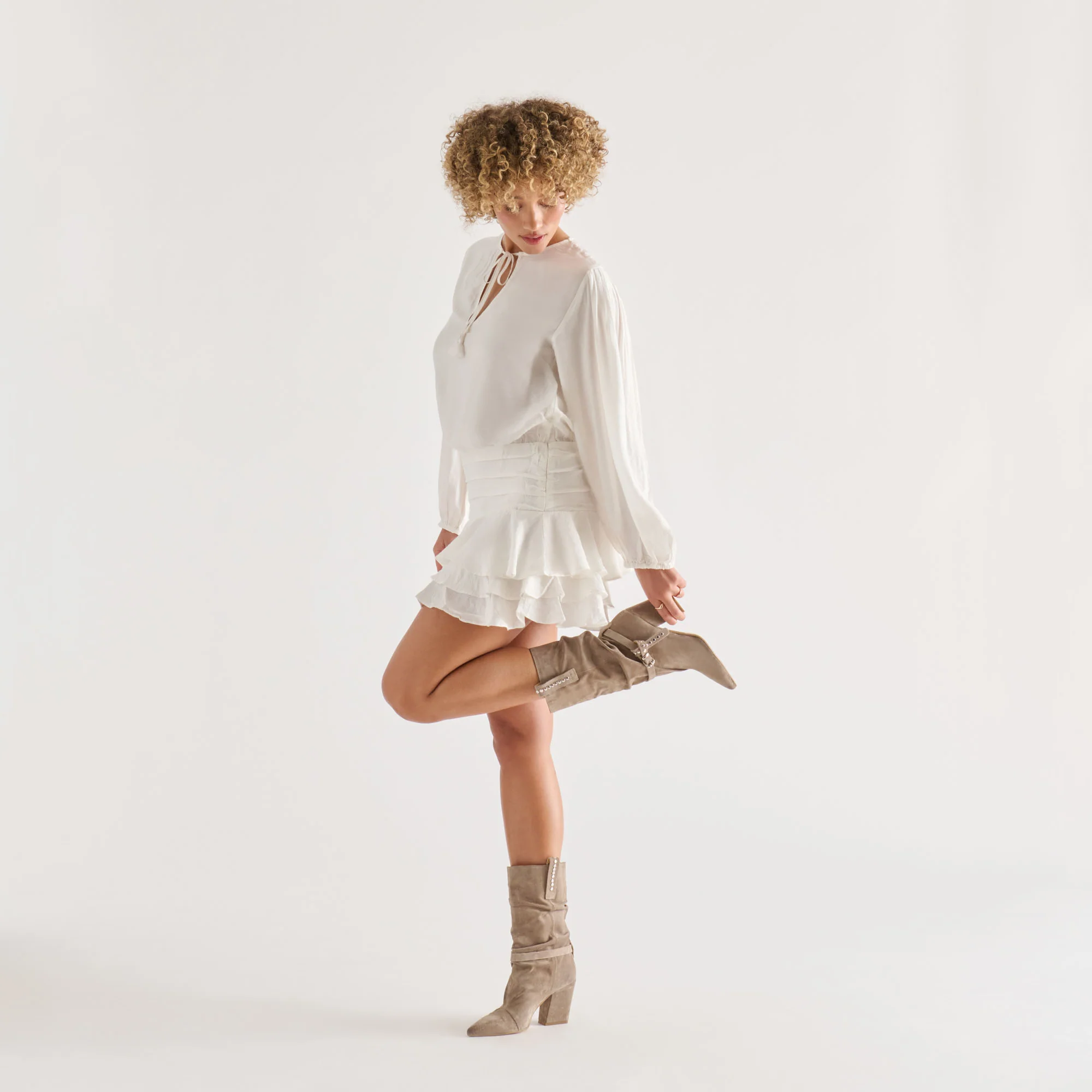 MORLA BOOTS TAUPE SUEDE - Image 8