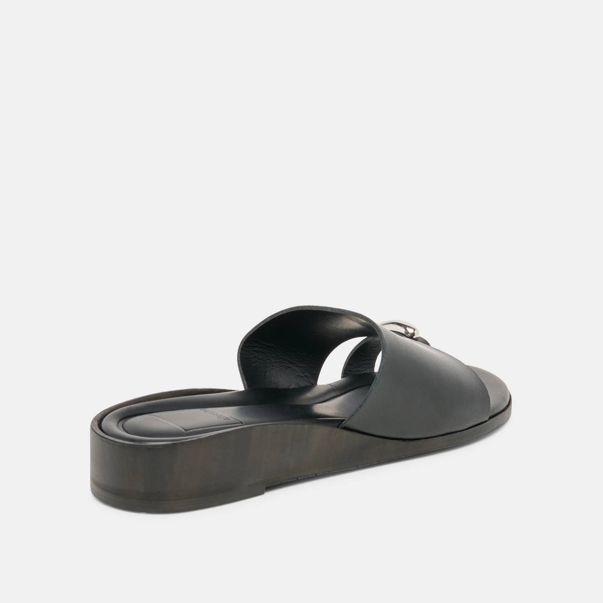 MOXY SANDALS BLACK LEATHER - Image 3