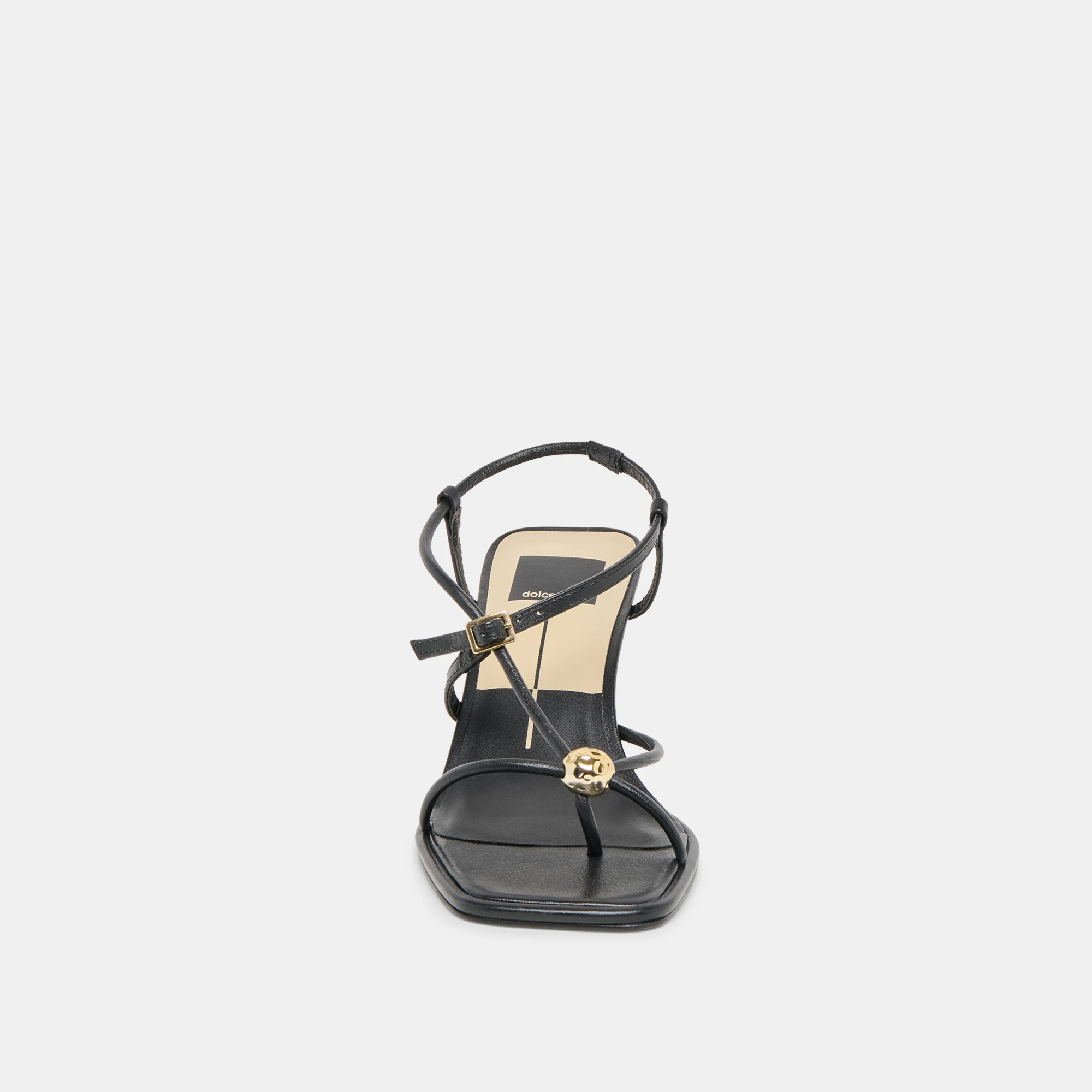 MYLEE WIDE HEELS BLACK LEATHER - Image 6
