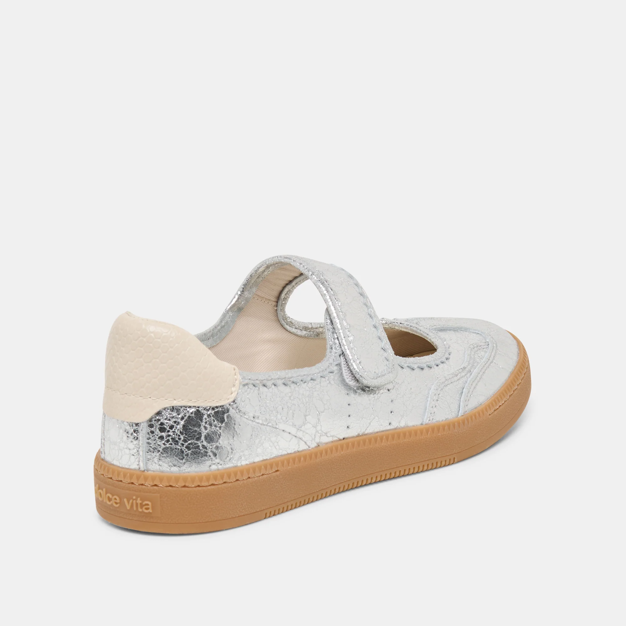 NANET SNEAKERS SILVER LEATHER - Image 5