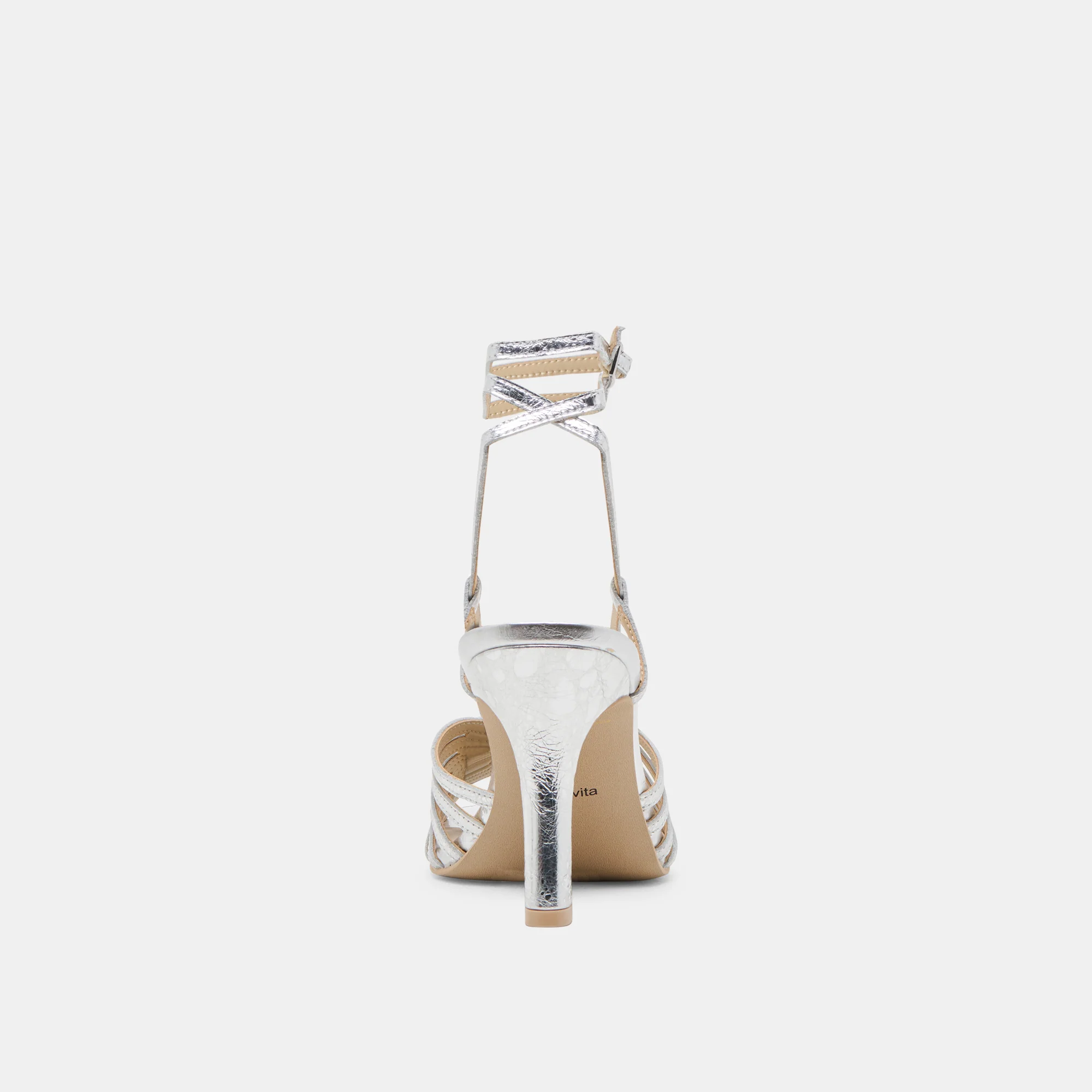 NIVANA HEELS SILVER DISTRESSED LEATHER - Image 10