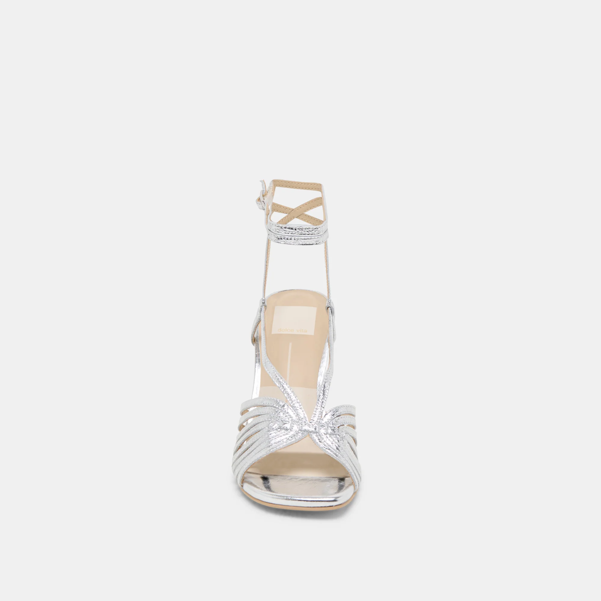 NIVANA HEELS SILVER DISTRESSED LEATHER - Image 9