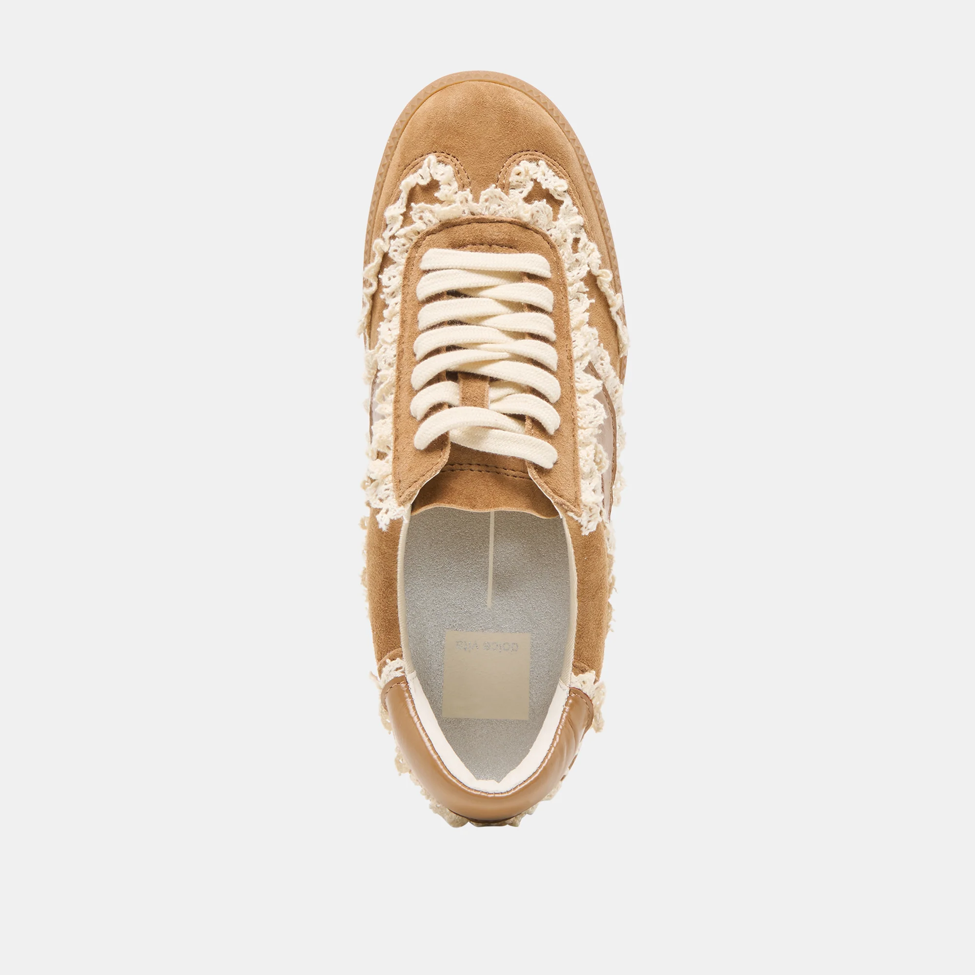 NOTICE LACE SNEAKERS LT BROWN SUEDE - Image 15