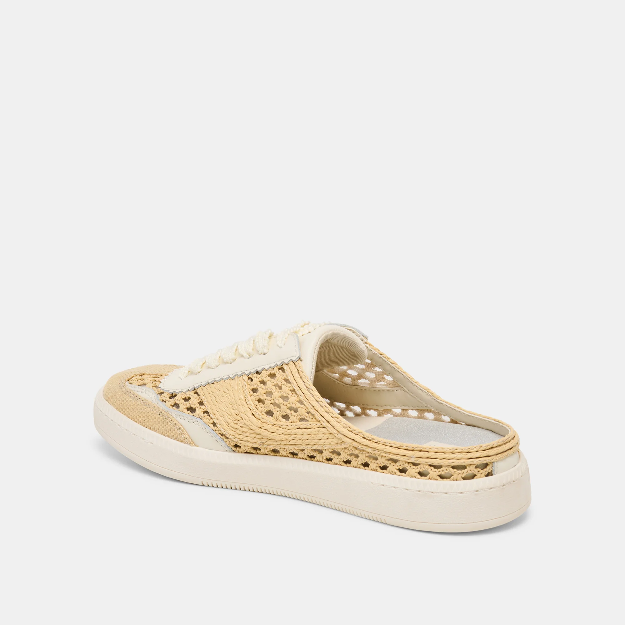NOTICE SLIDE WOVEN SNEAKERS LT NATURAL WOVEN RAFFIA - Image 7