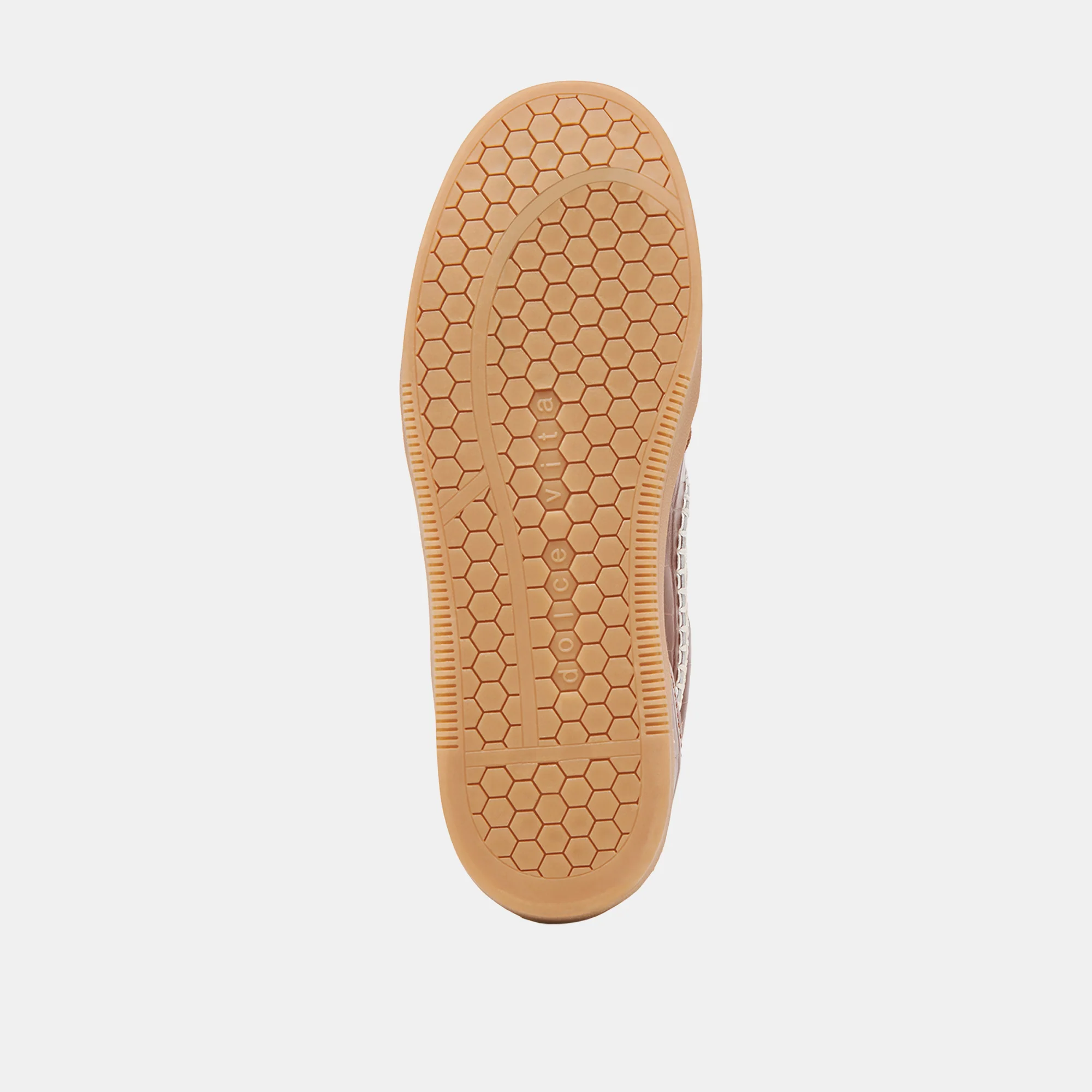 NOTICE STITCH  SNEAKERS COGNAC CROCO EMBOSSED LEATHER - Image 11