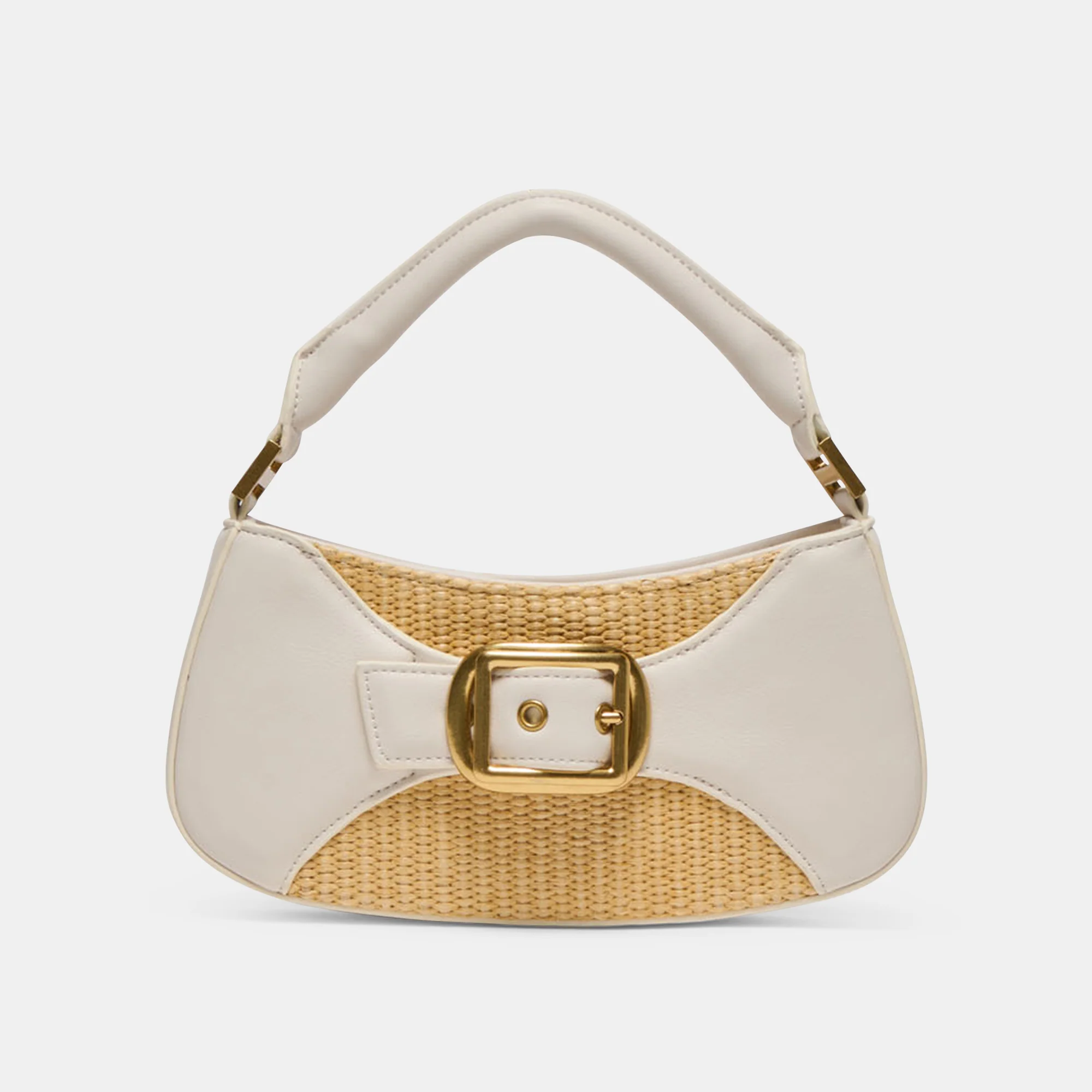 NUALA RAFFIA HANDBAG WHITE STELLA - Image 3