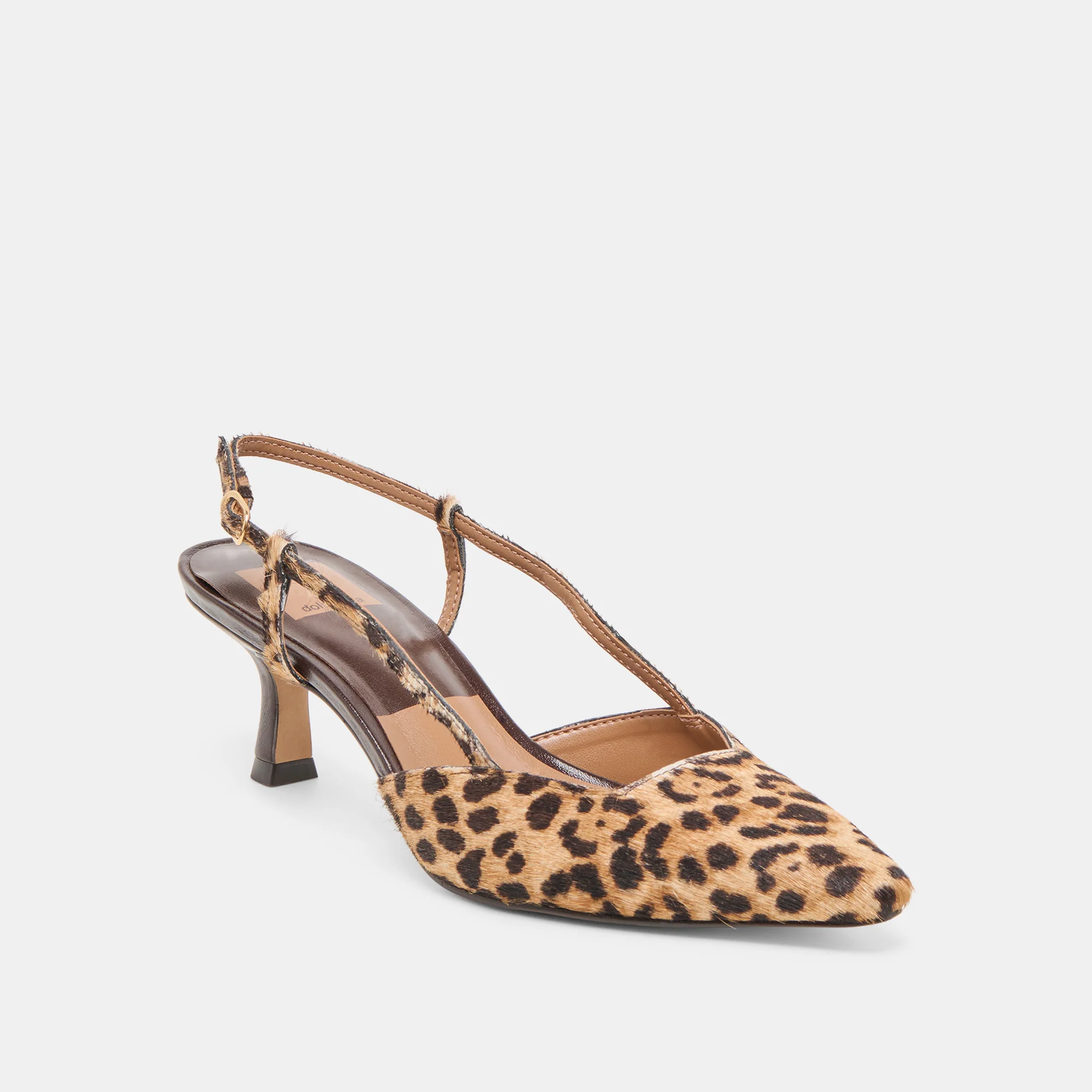 ODELA HEELS DK LEOPARD CALF HAIR - Image 3