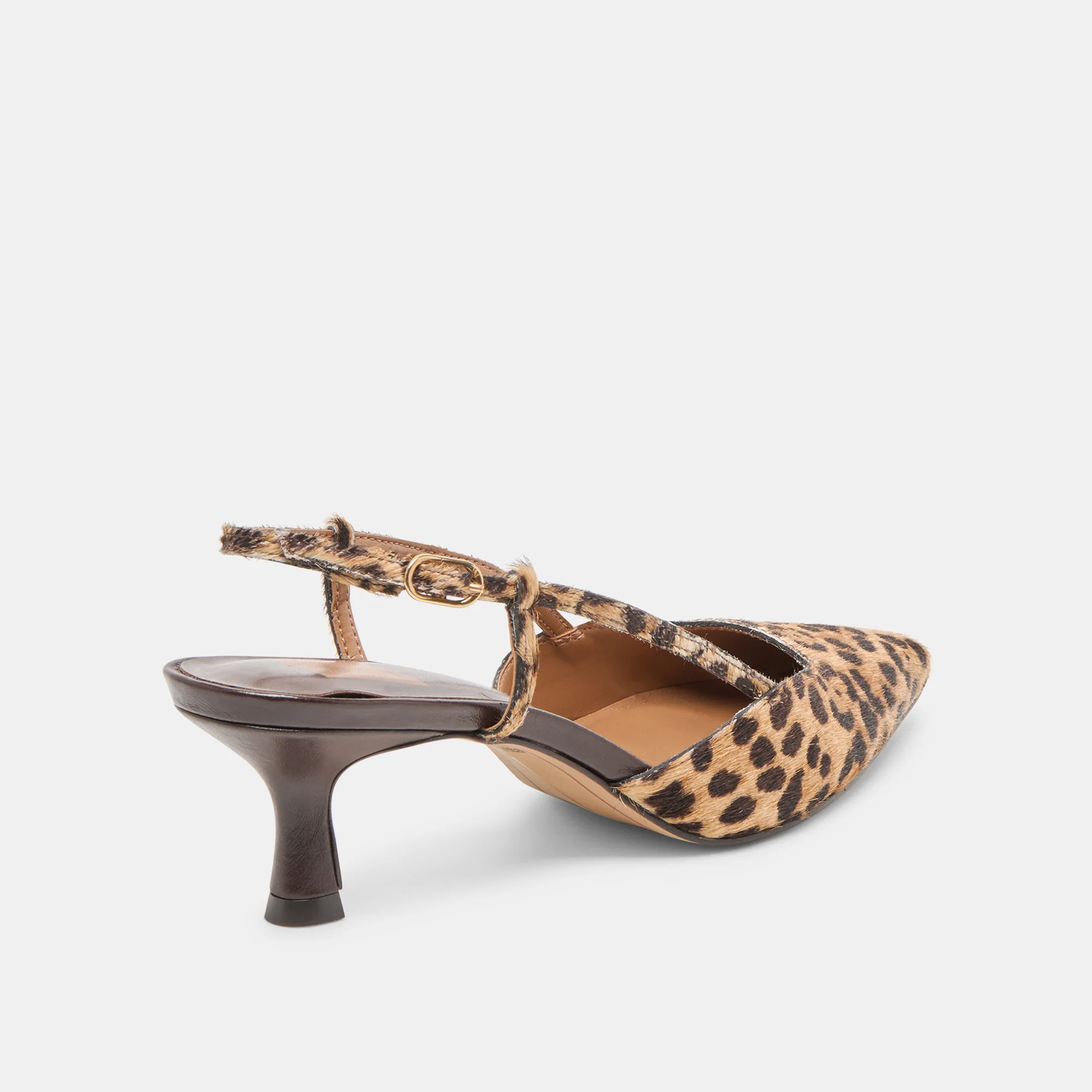 ODELA HEELS DK LEOPARD CALF HAIR - Image 5