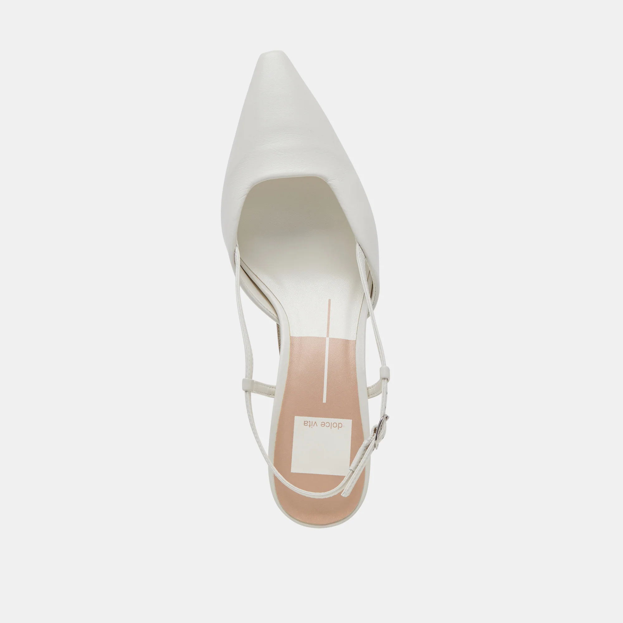 ODELA HEELS WHITE LEATHER - Image 10