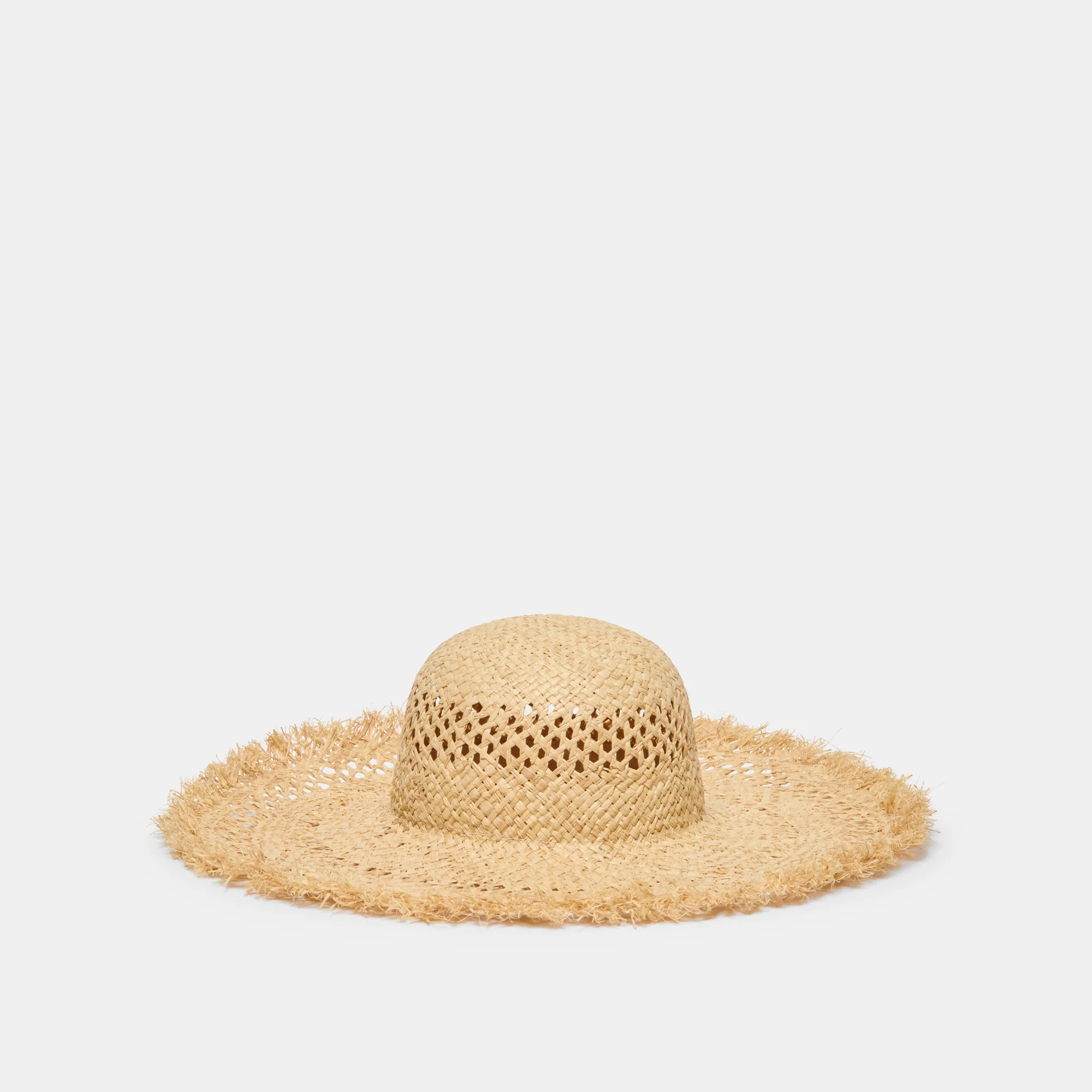 OPEN WEAVE SUNHAT TAN