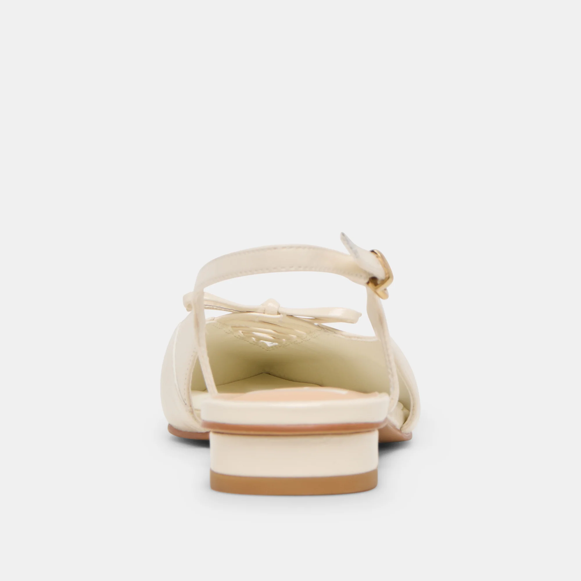 OWANA FLATS OFF WHITE LEATHER - Image 9