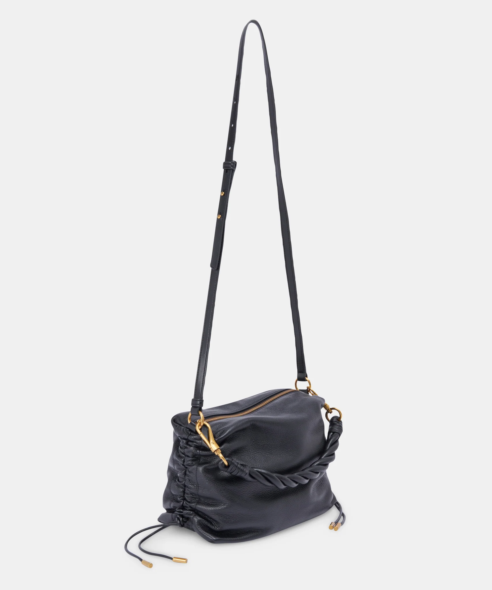 PRESTON SHOULDER/CROSSBODY BLACK LEATHER - Image 3
