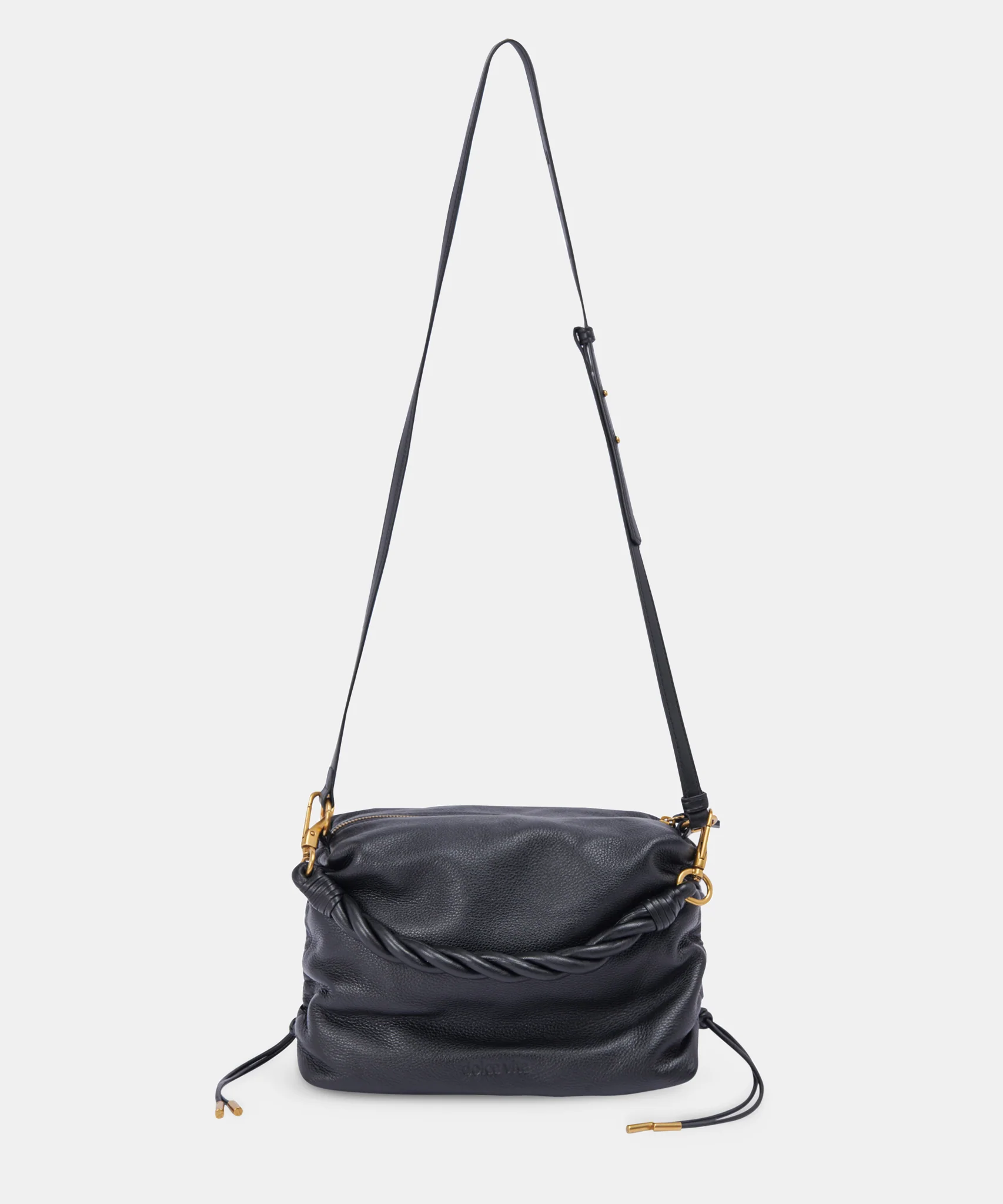 PRESTON SHOULDER/CROSSBODY BLACK LEATHER - Image 9