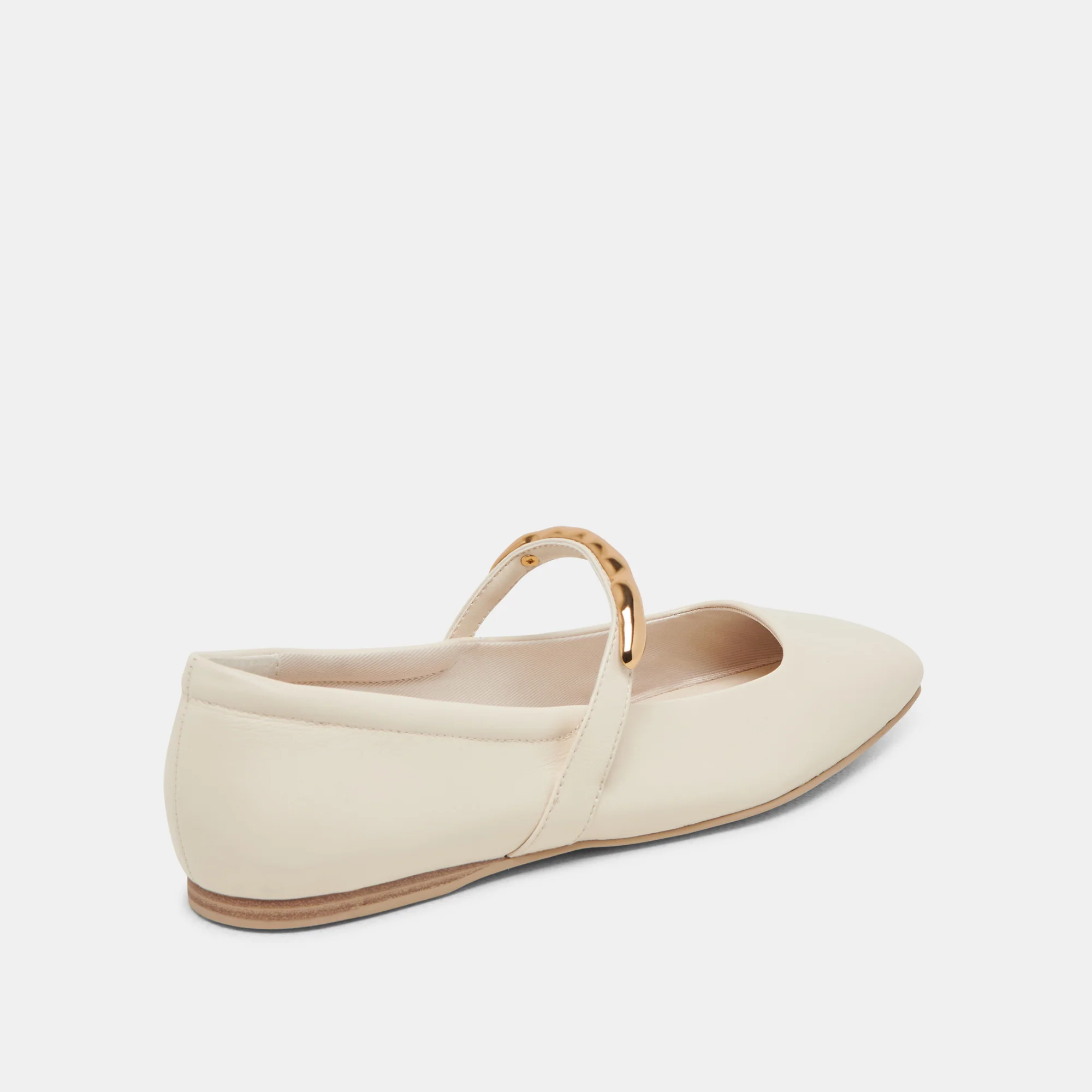 RADYA BALLET FLATS CREME LEATHER - Image 5