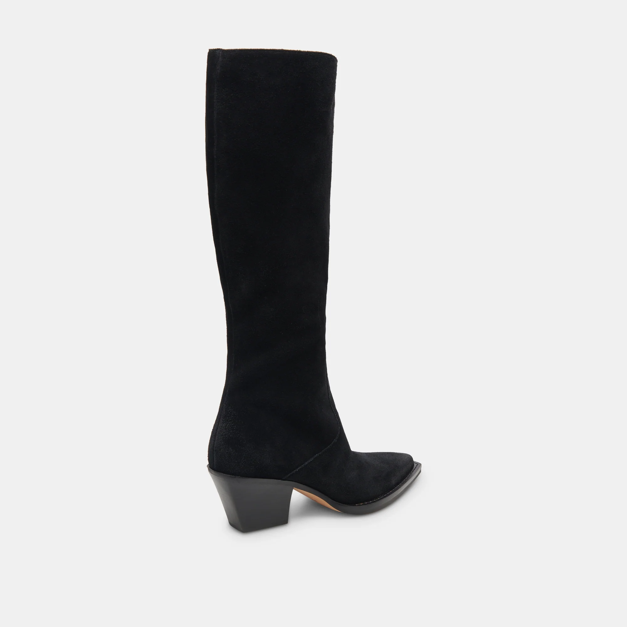 RAJ EXTRA WIDE CALF BOOTS ONYX SUEDE - Image 9