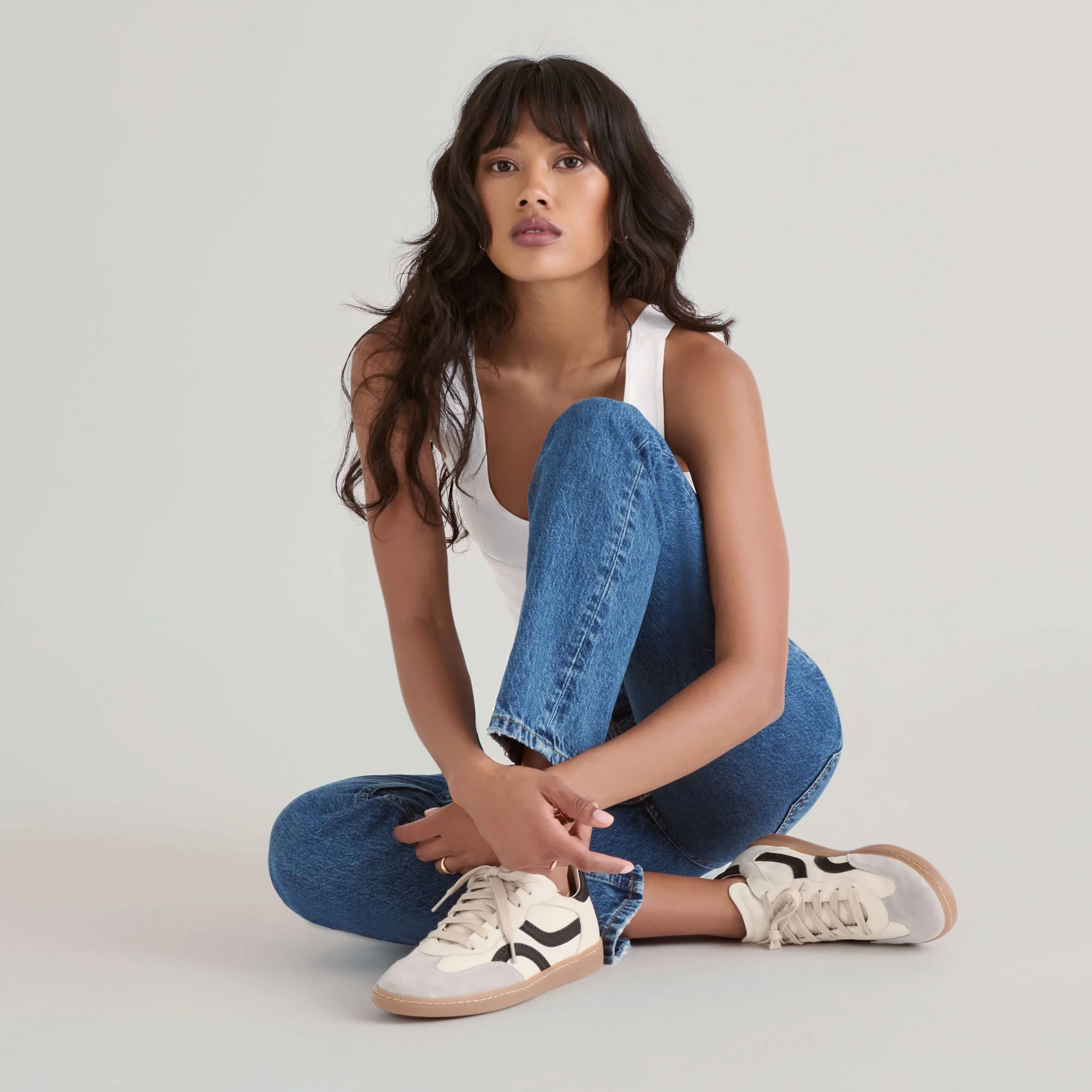 REBEL SNEAKERS WHITE BLACK LEATHER - Image 12