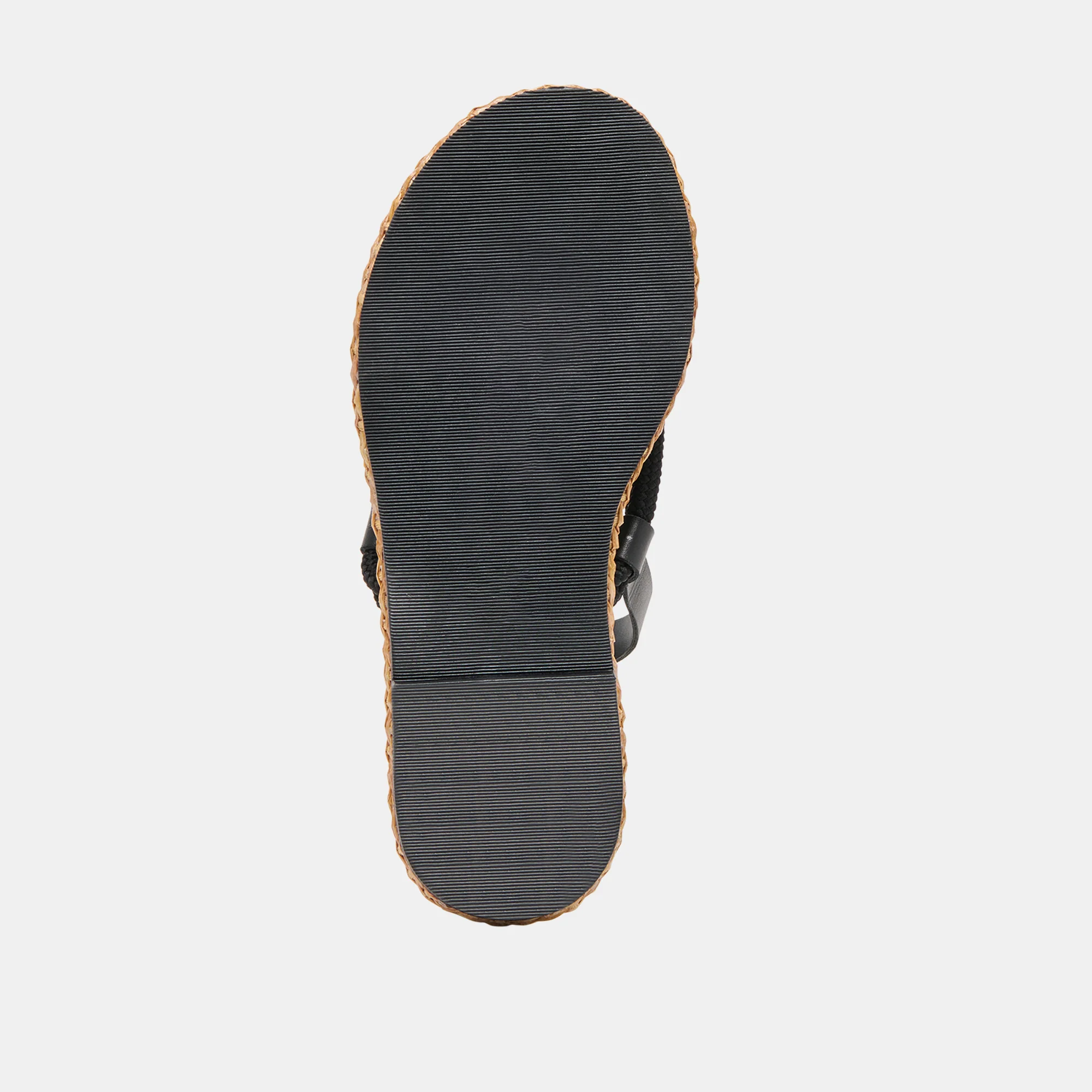 REED SANDALS BLACK LEATHER - Image 12