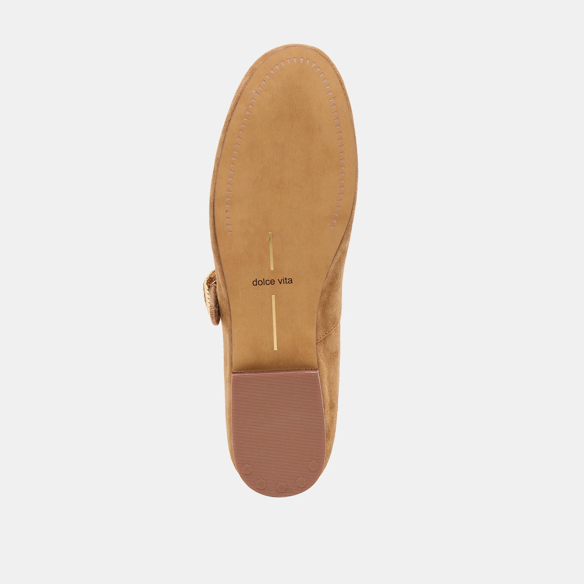RELAN BALLET FLATS LT BROWN SUEDE - Image 11