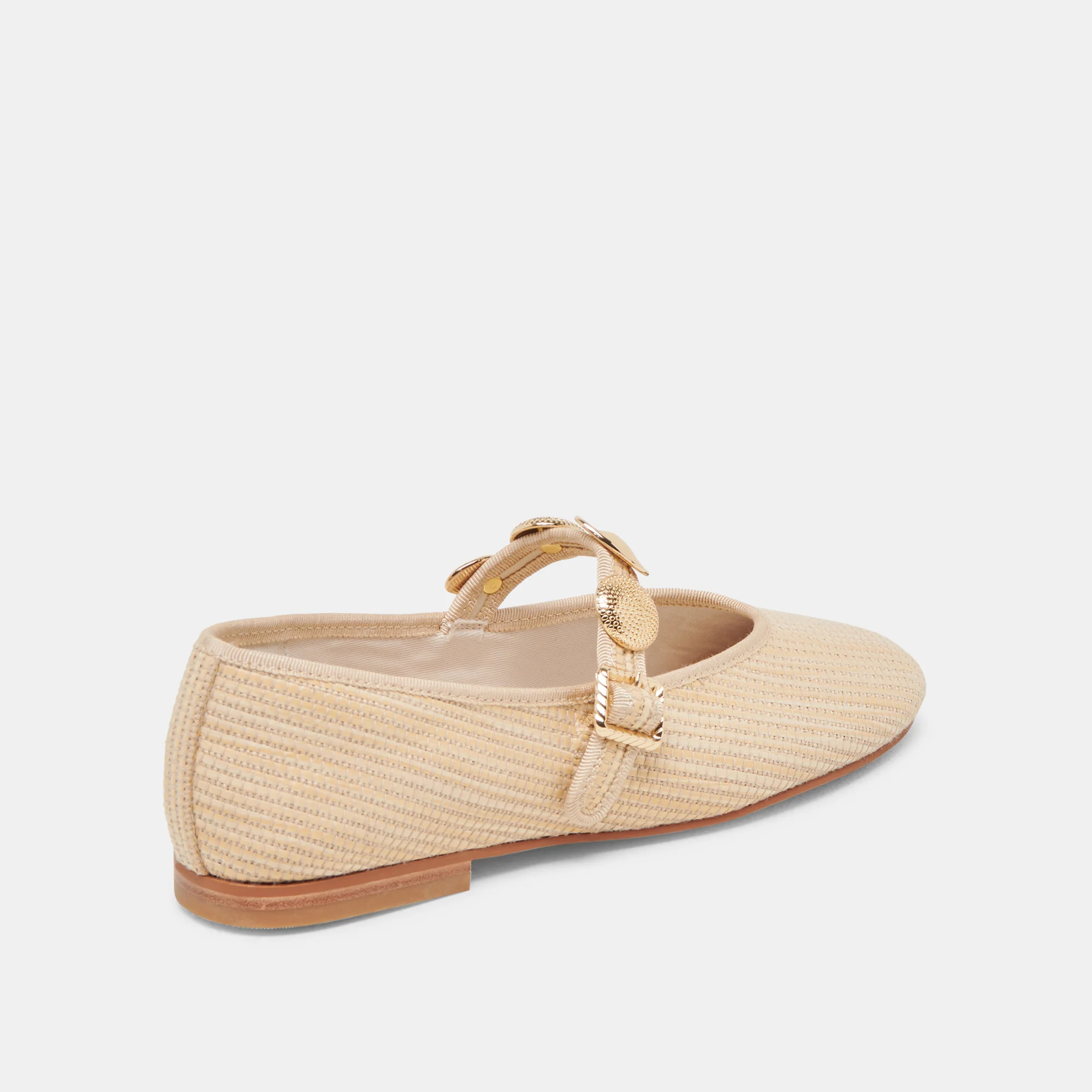 RELAN BALLET FLATS LT NATURAL RAFFIA - Image 5