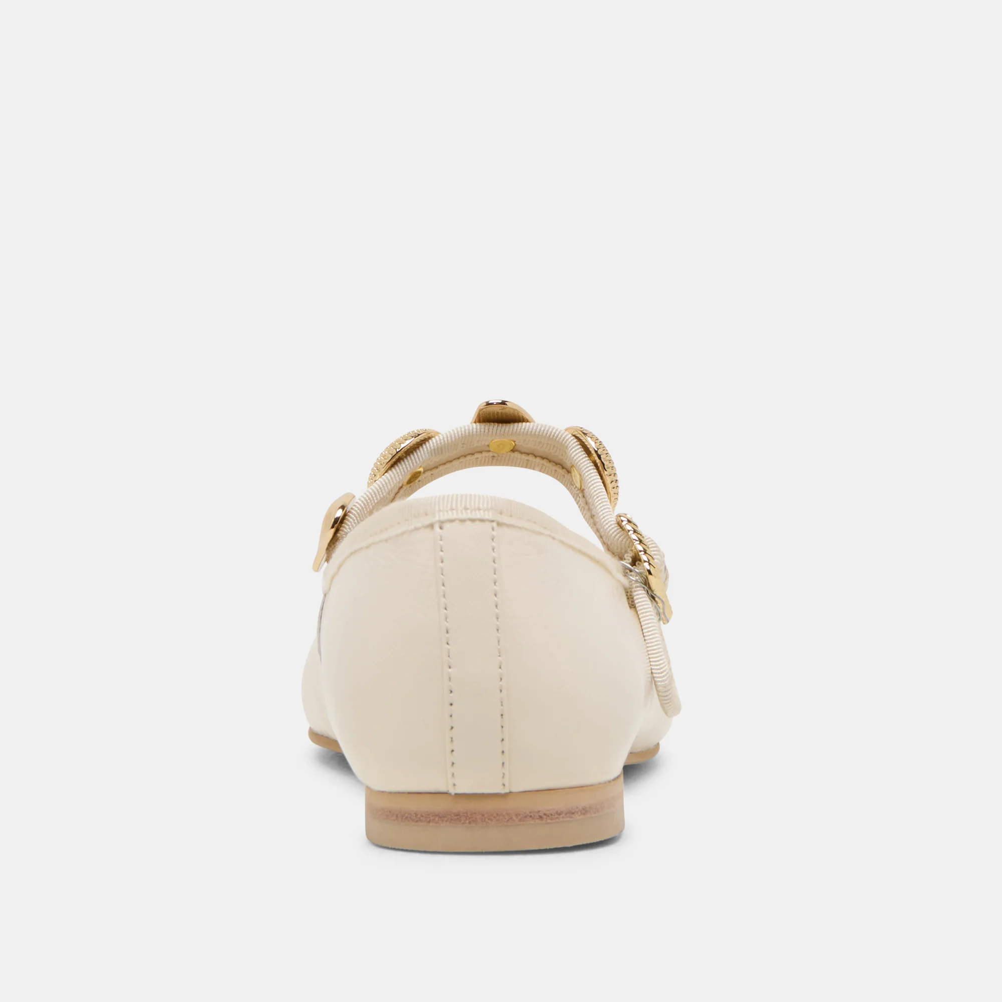 RELAN BALLET FLATS OFF WHITE LEATHER - Image 9