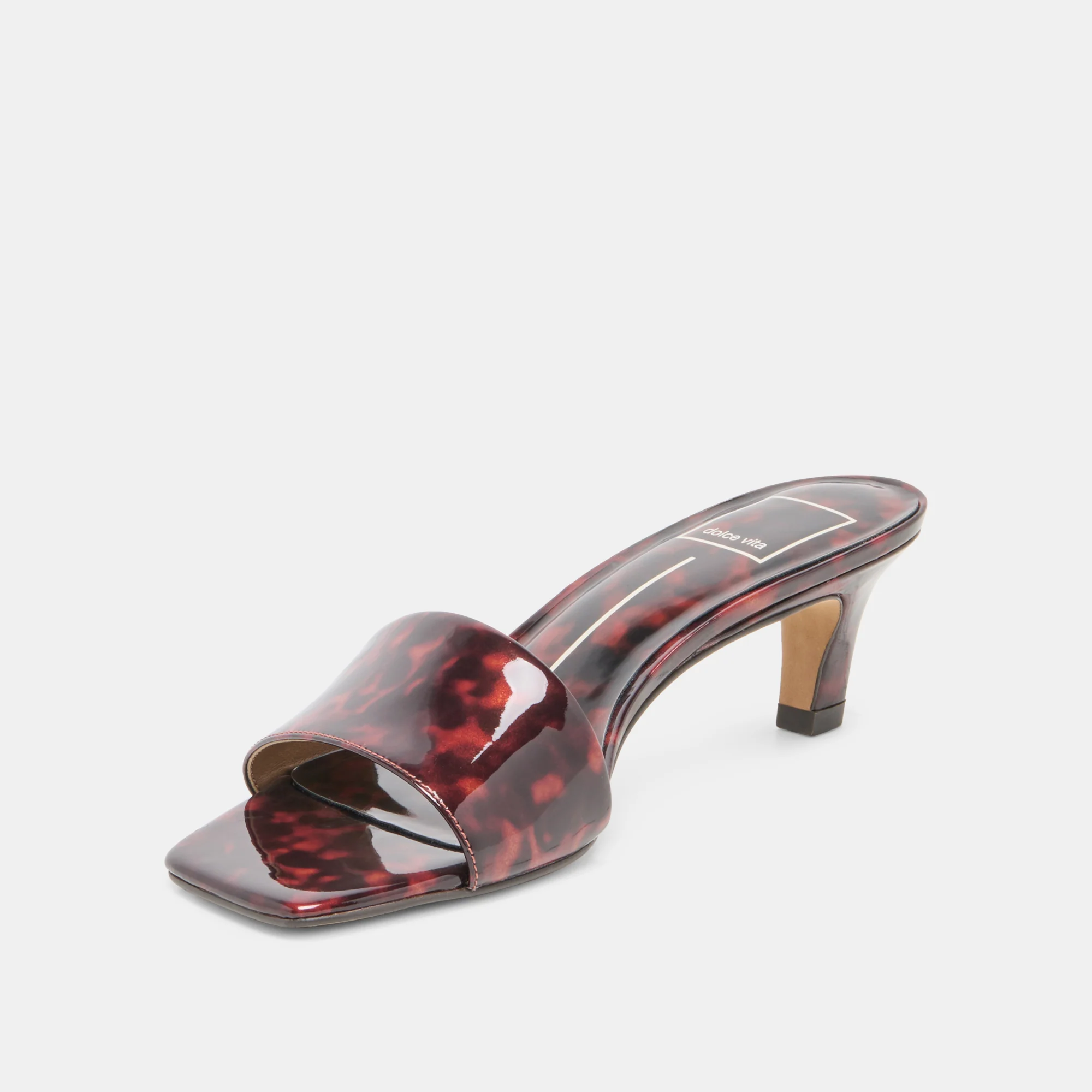REXA HEELS TORTOISE PATENT LEATHER - Image 4