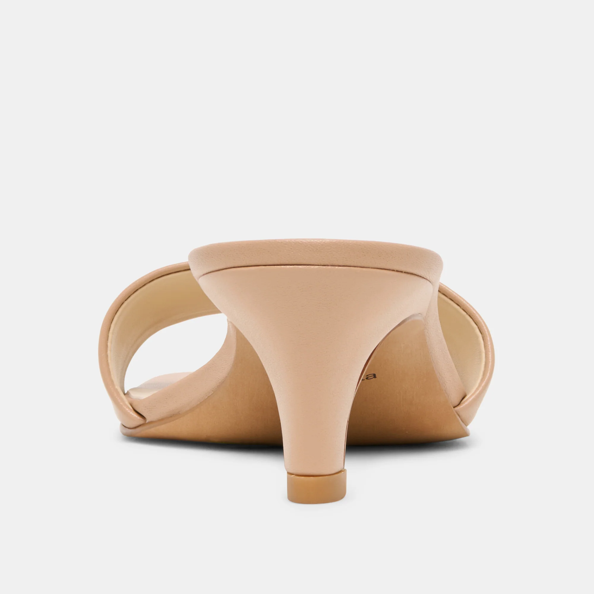 REXA WIDE HEELS LIGHT TAN LEATHER - Image 7