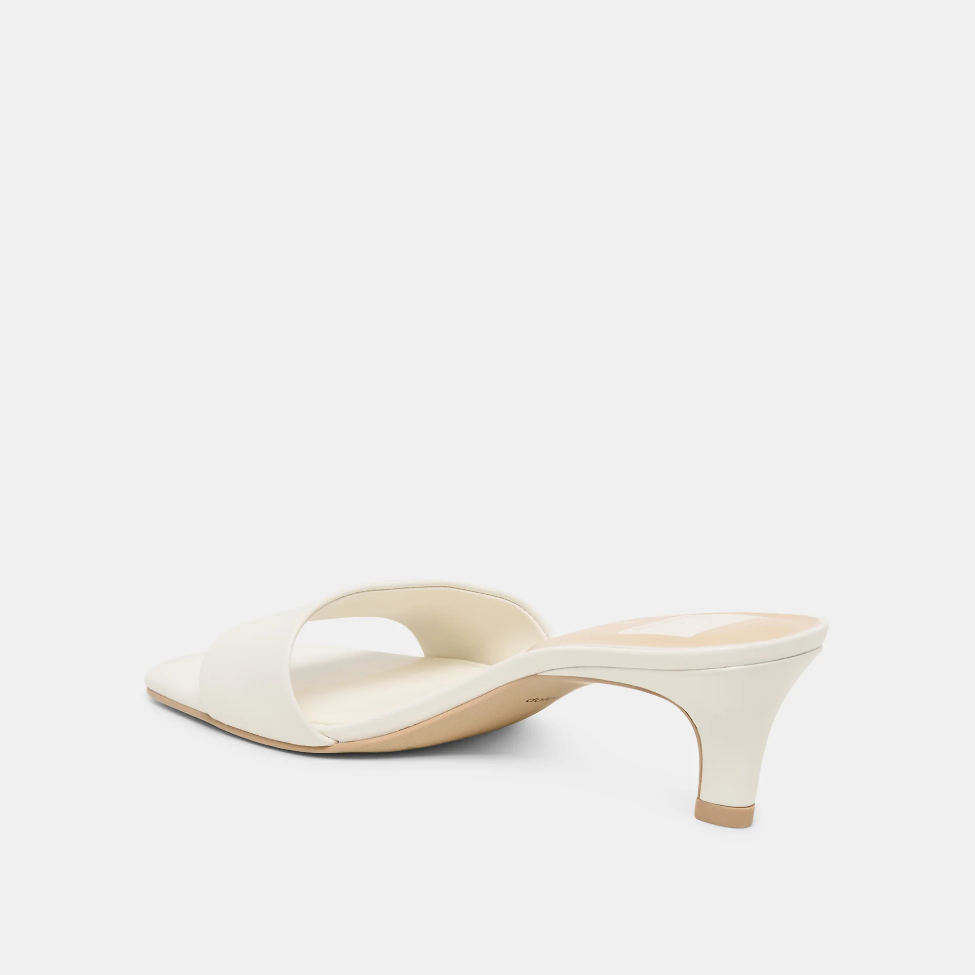 REXA WIDE HEELS TRUE WHITE LEATHER - Image 5