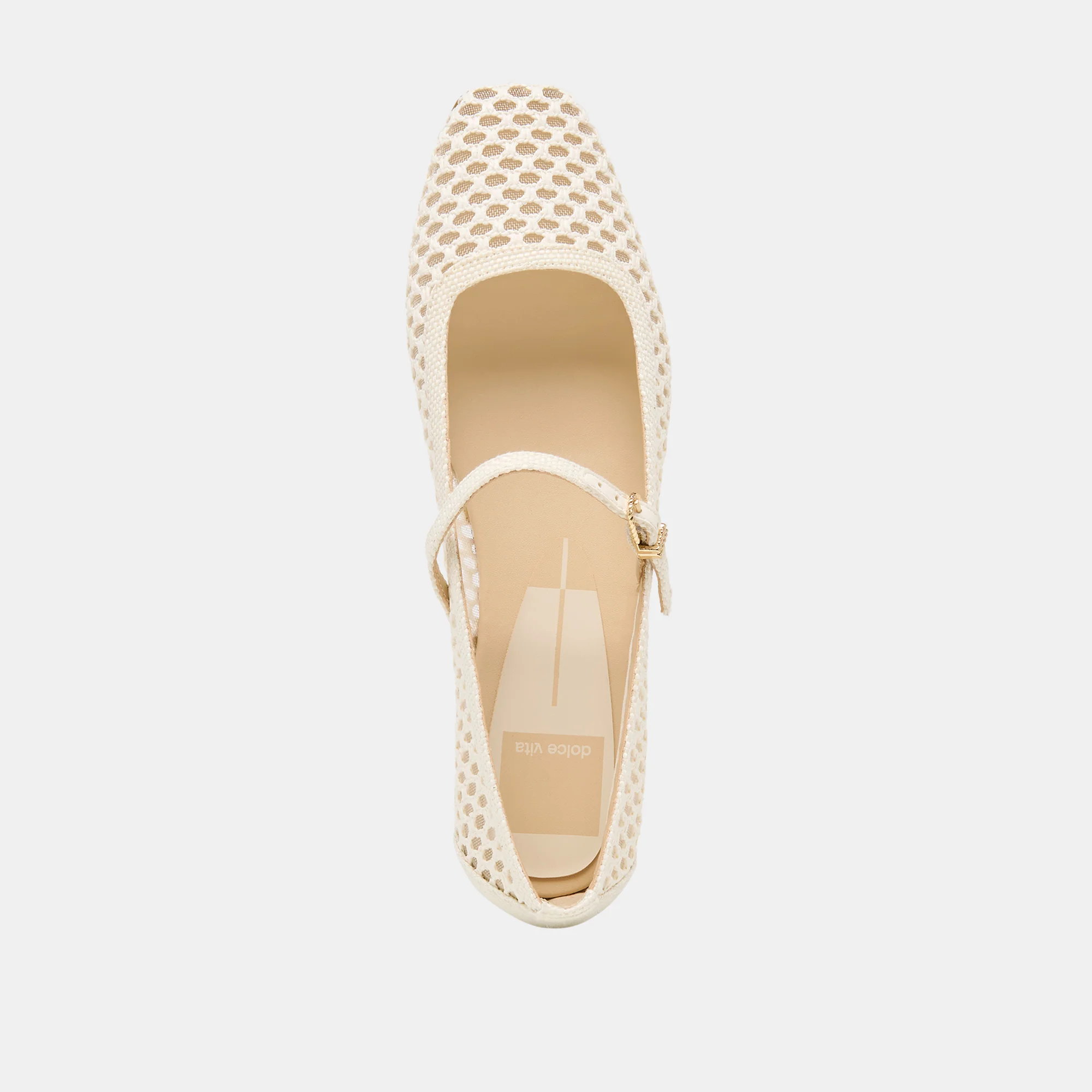 REYES BALLET FLATS WHITE WOVEN RAFFIA - Image 10