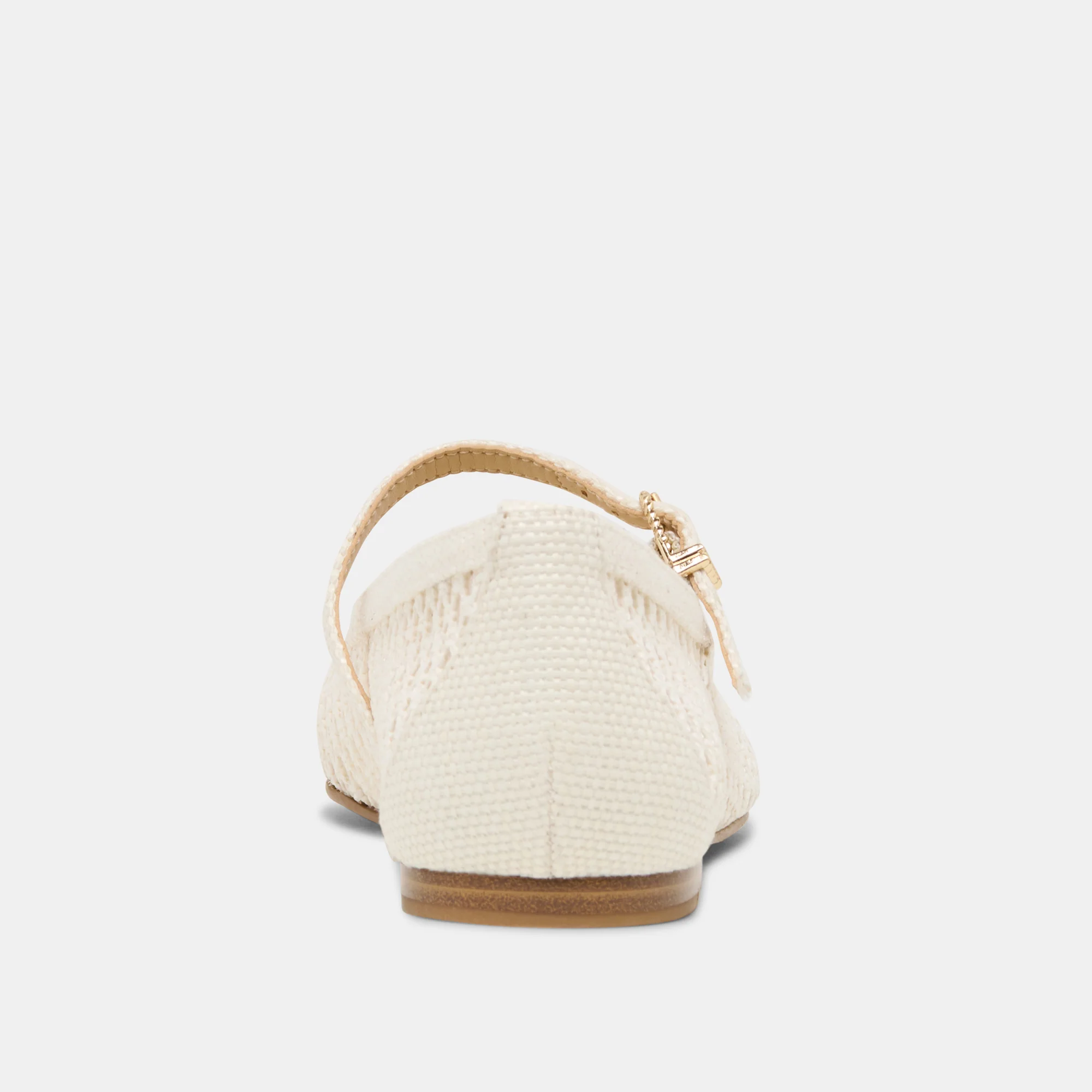 REYES BALLET FLATS WHITE WOVEN RAFFIA - Image 9