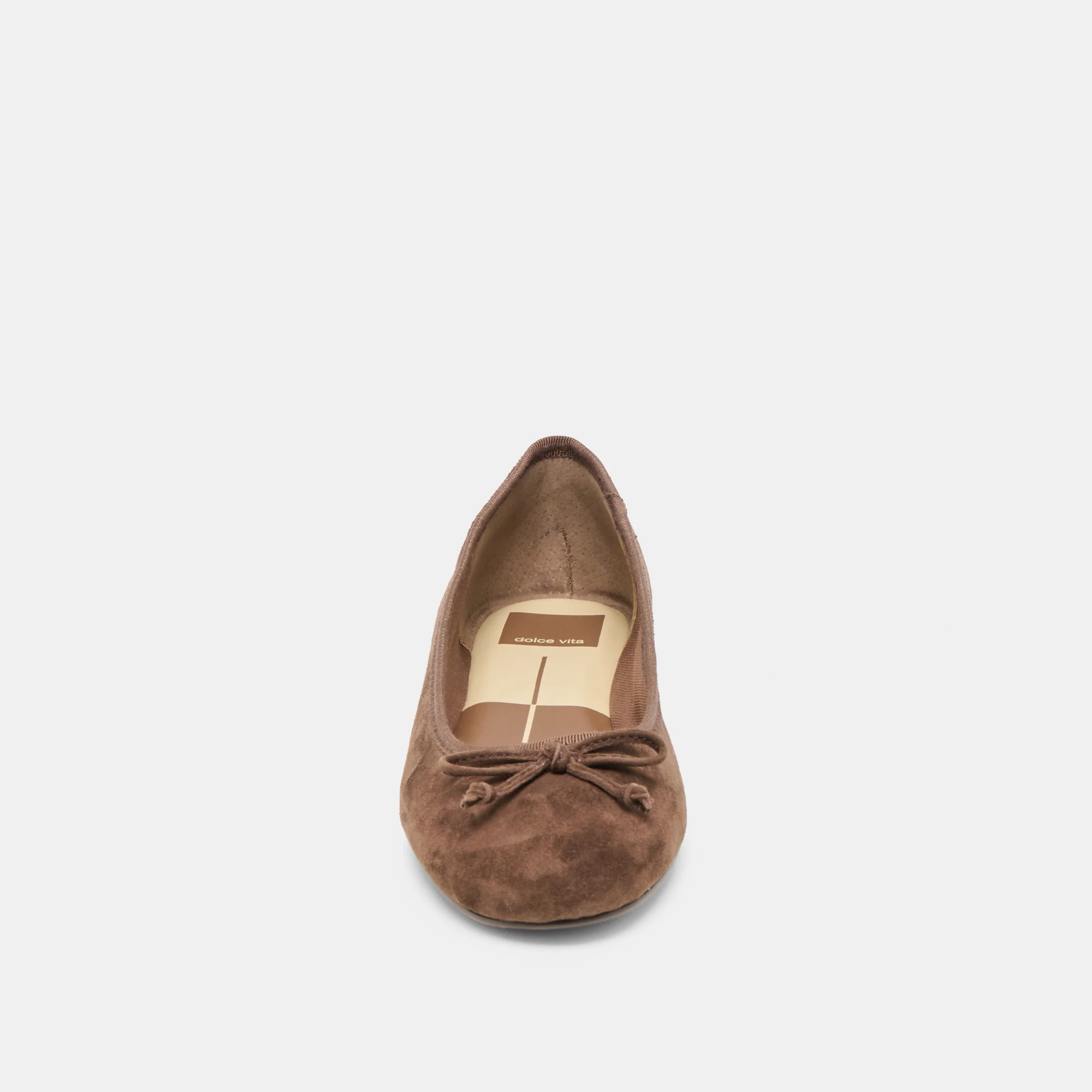 RITLA WIDE BALLET FLATS DK BROWN SUEDE - Image 6