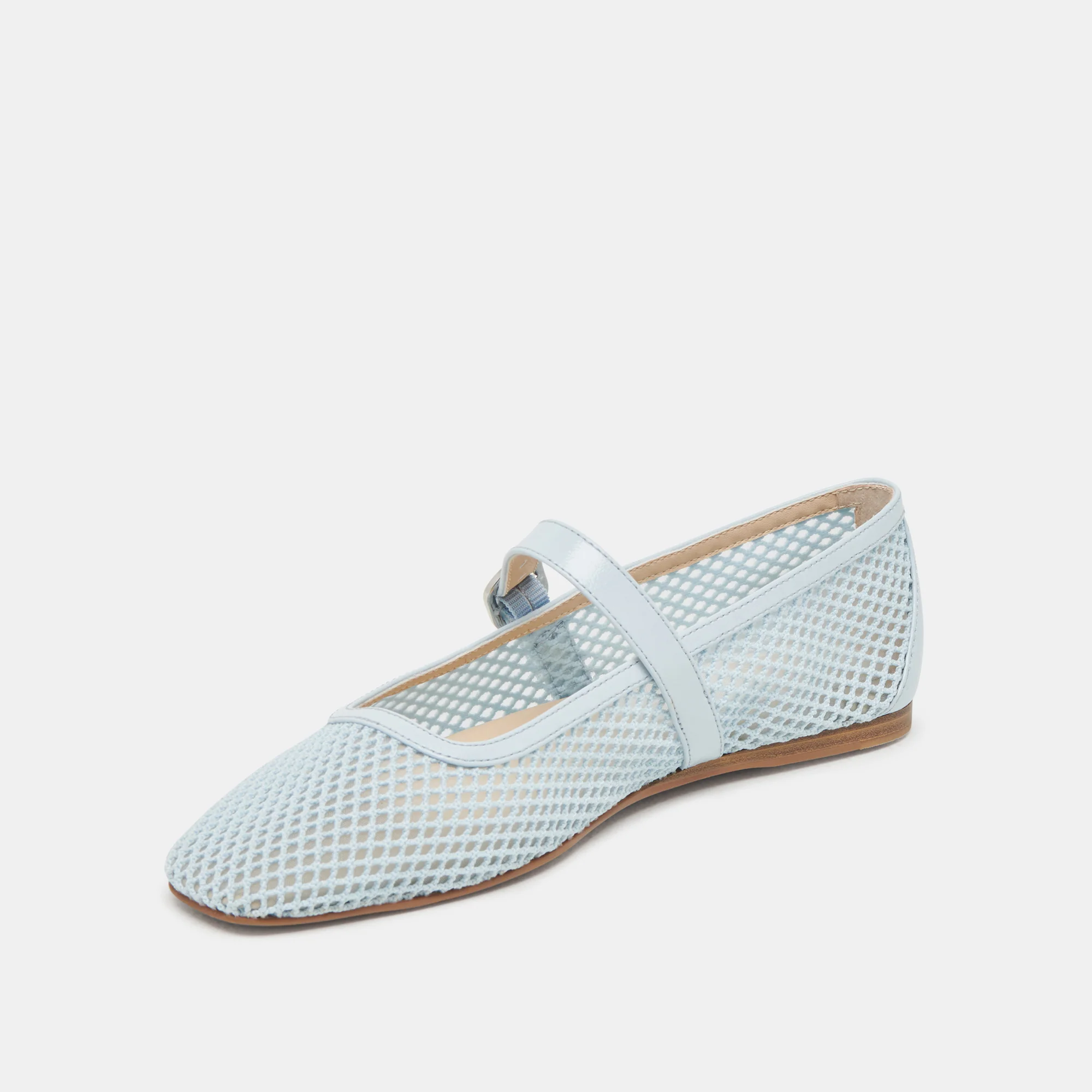 RODNI MESH BALLET FLATS LIGHT BLUE MESH - Image 4