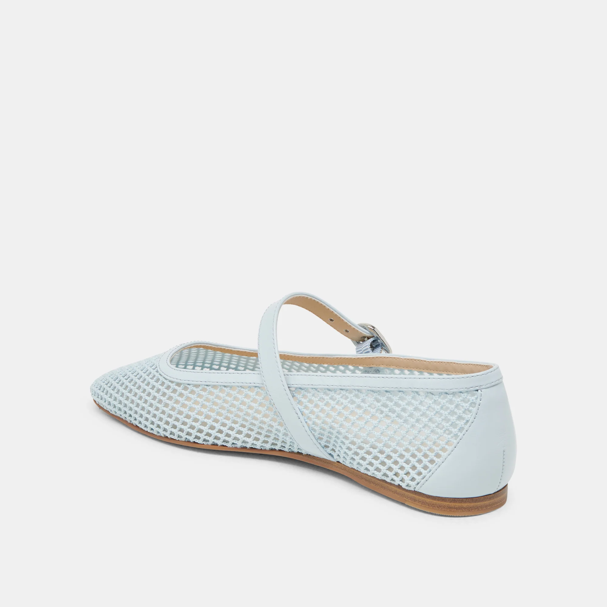 RODNI MESH BALLET FLATS LIGHT BLUE MESH - Image 5