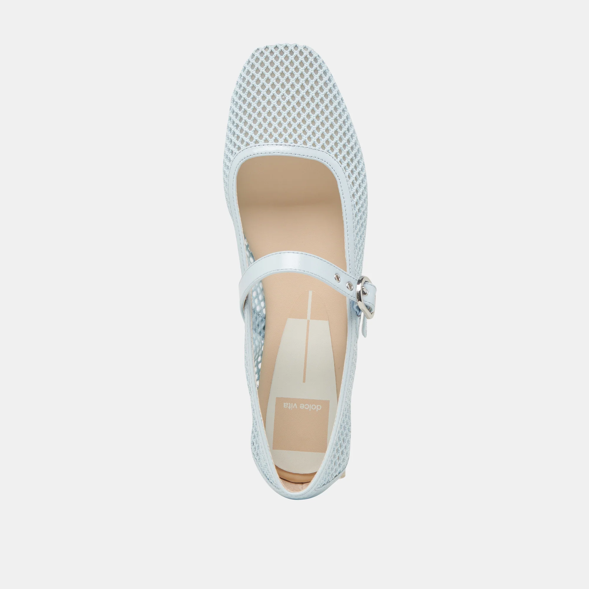 RODNI MESH BALLET FLATS LIGHT BLUE MESH - Image 8