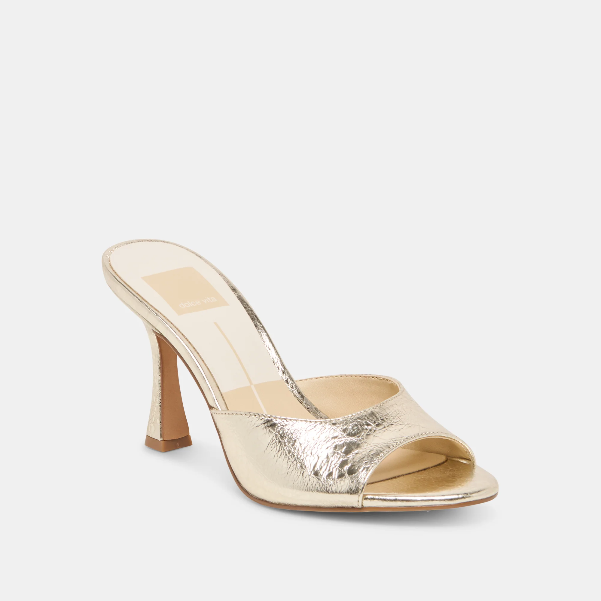 ROSHA HEELS PLATINUM DISTRESSED LEATHER - Image 2