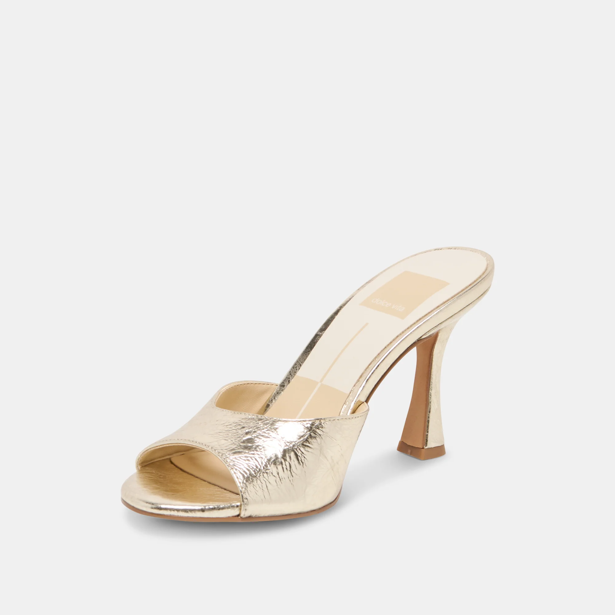 ROSHA HEELS PLATINUM DISTRESSED LEATHER - Image 4